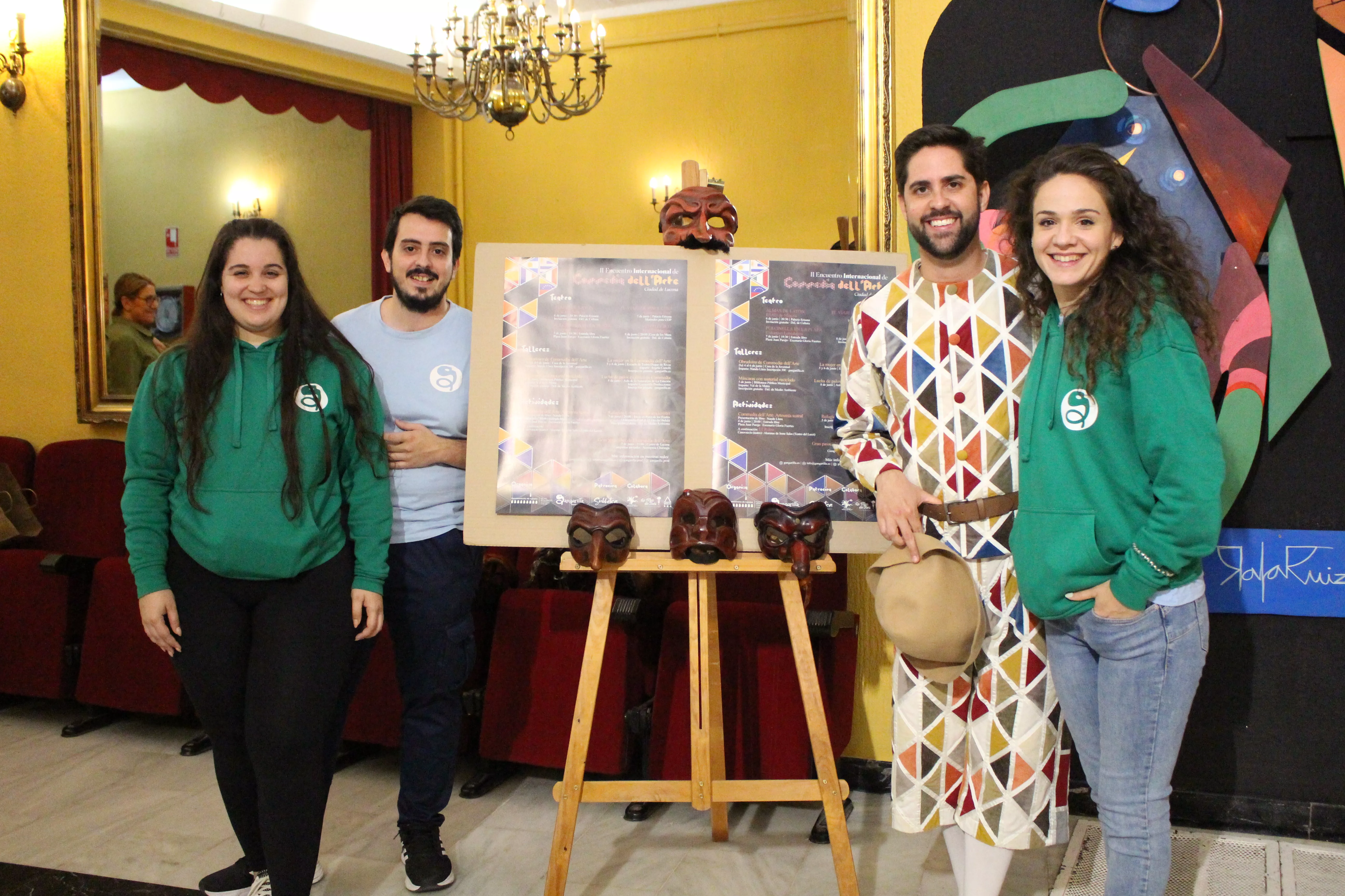 Presentación del II Encuentro Internacional de Commedia dell’Arte “Ciudad de Lucena”