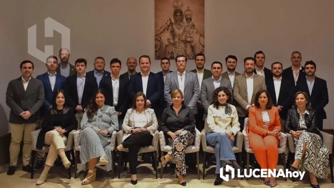 Integrantes de la candidatura que lidera Gregorio Espejo