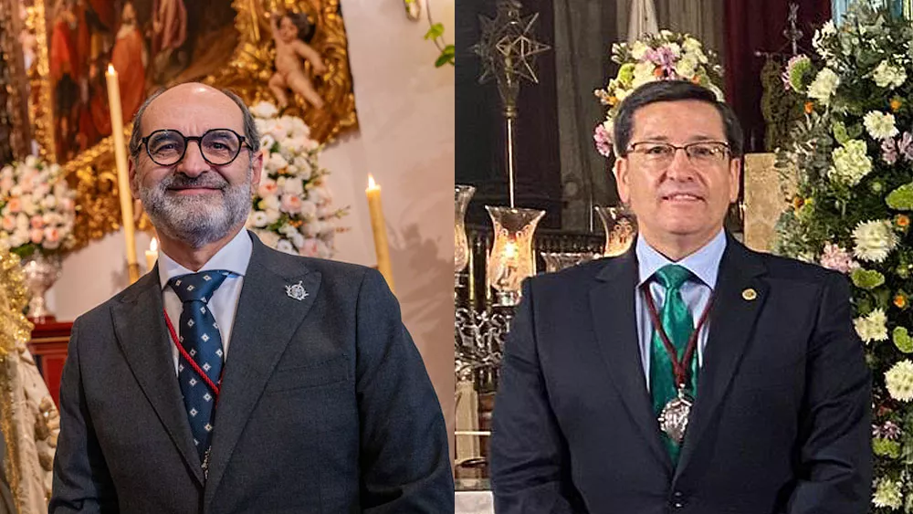 Augusto Caballero y Gregorio Espejo, candidatos a hermano mayor de la Real Archicofradía de María Santísima de Araceli