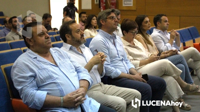 Algunos de los asistentes al Encuentro de la DOP Aceite de Lucena