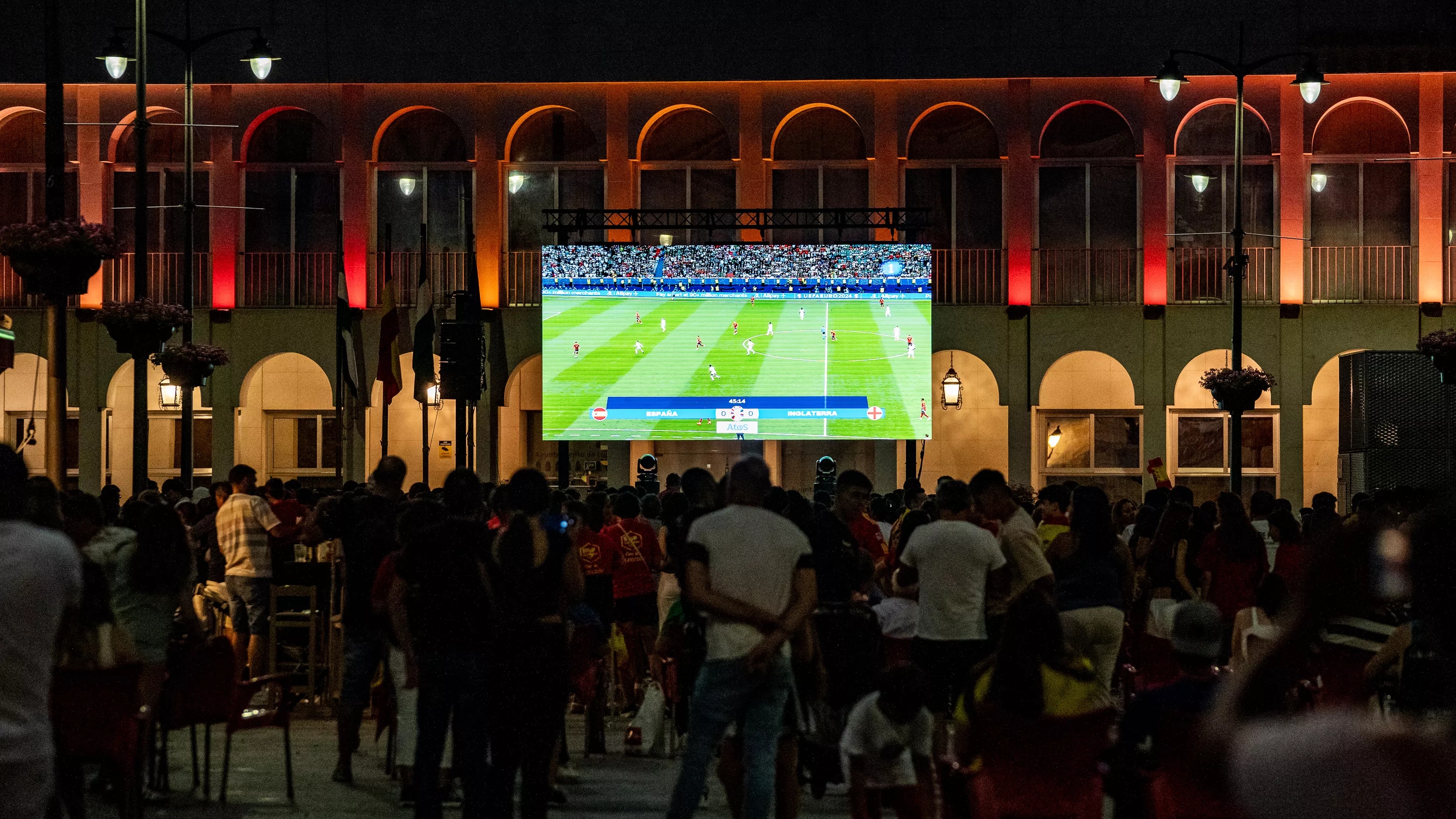 Lucena celebra el cuarta Eurocopa de Fútbol de España