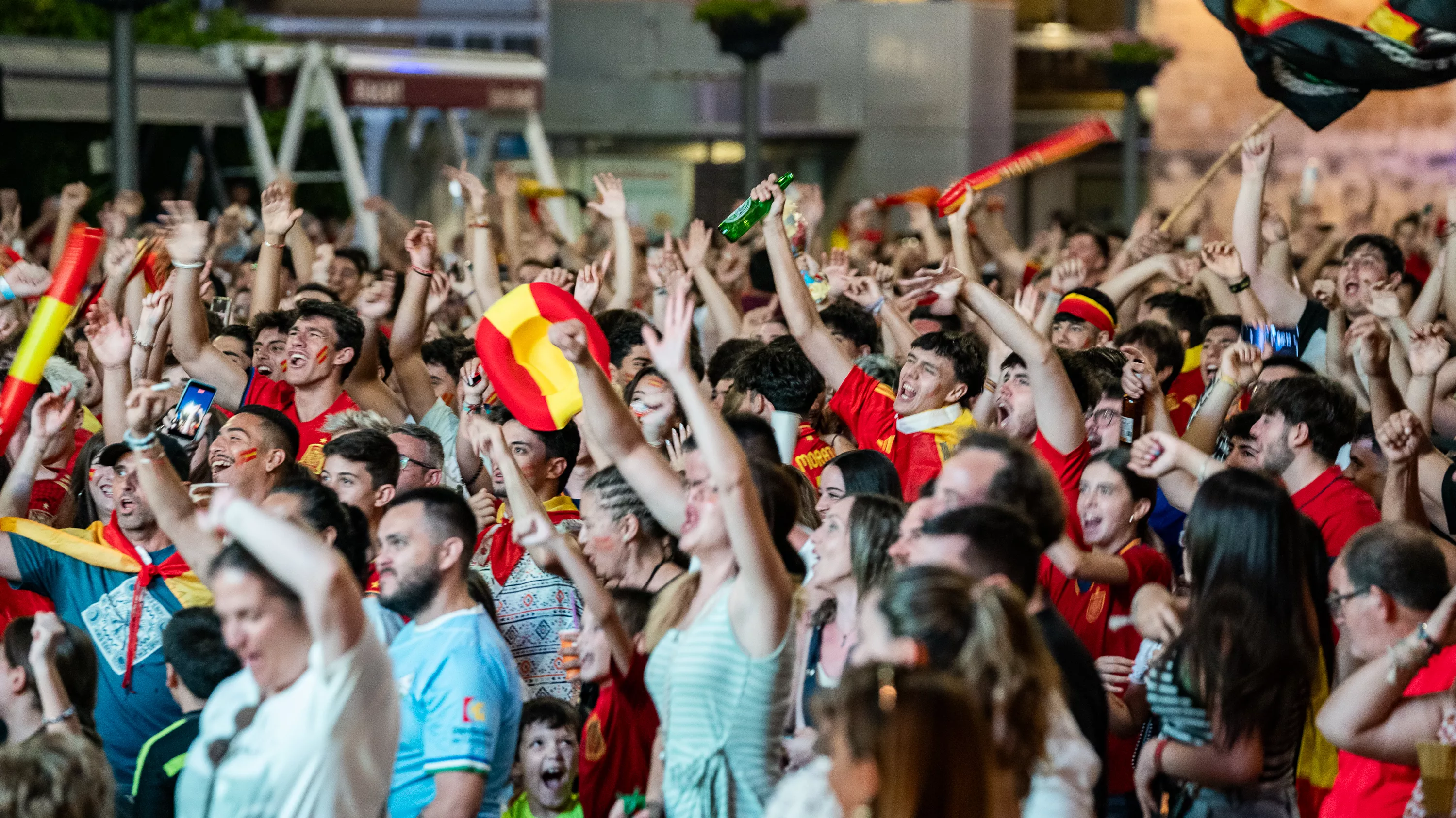 Lucena celebra el cuarta Eurocopa de Fútbol de España