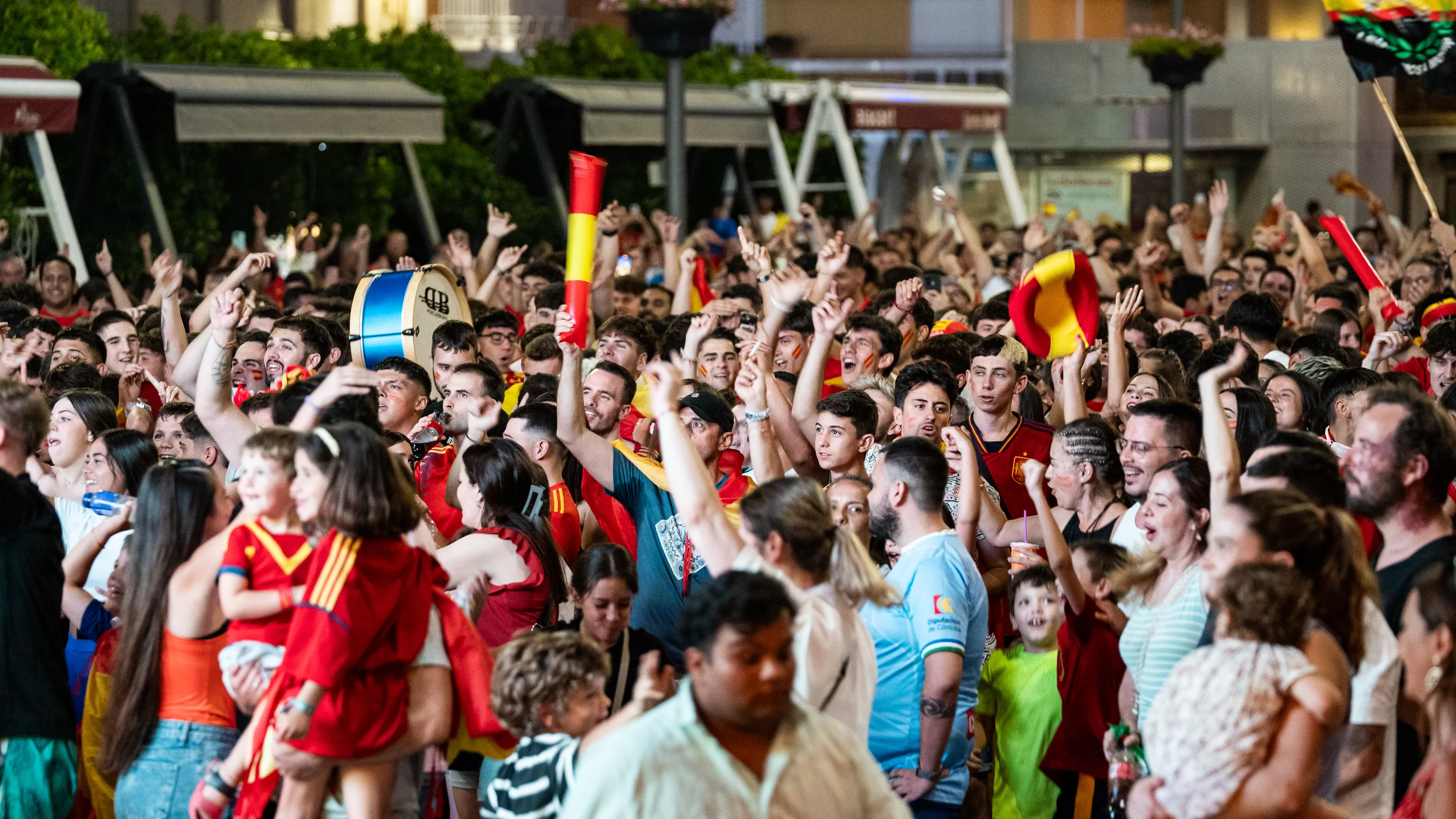 Lucena celebra el cuarta Eurocopa de Fútbol de España