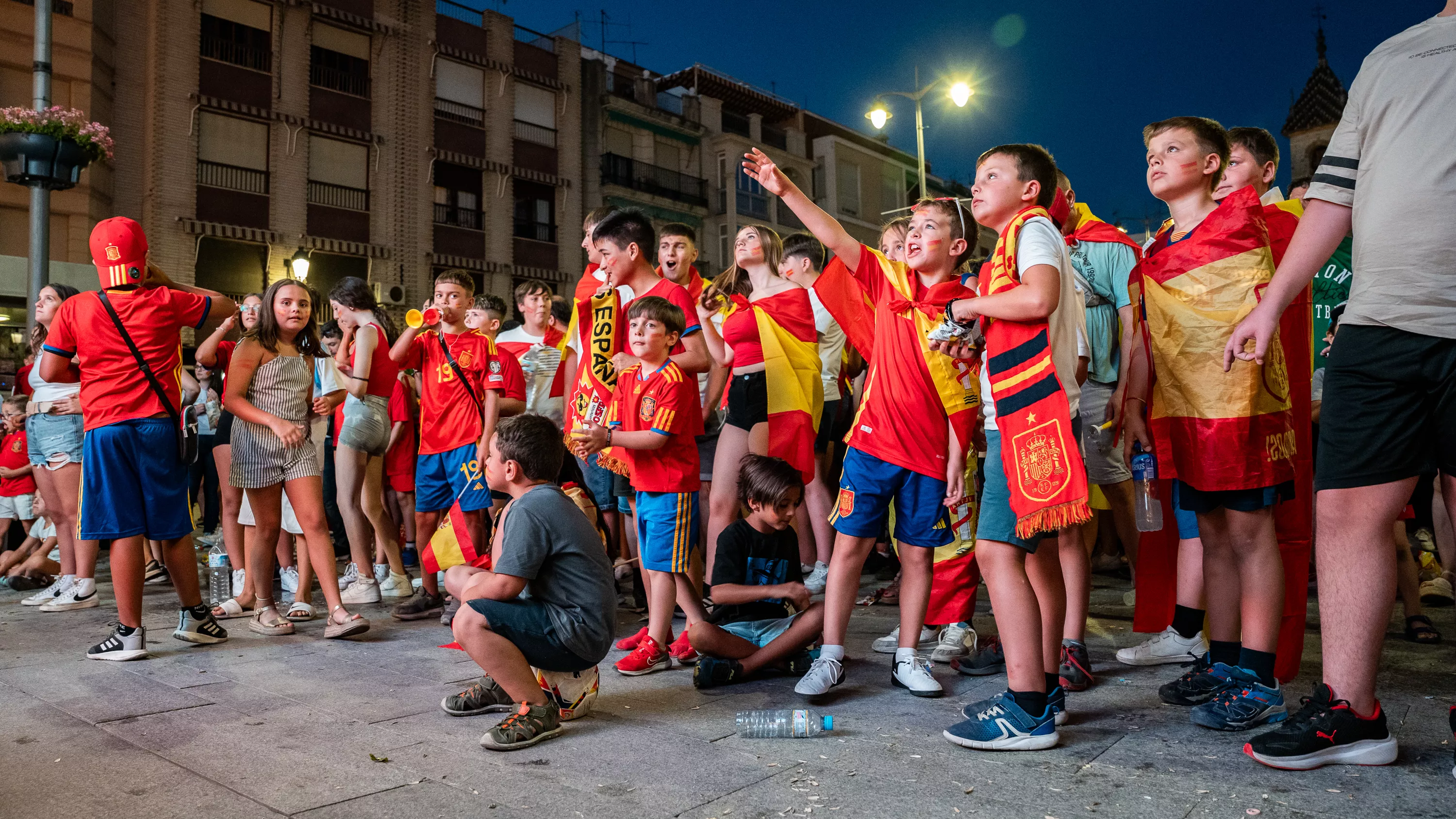 Lucena celebra el cuarta Eurocopa de Fútbol de España