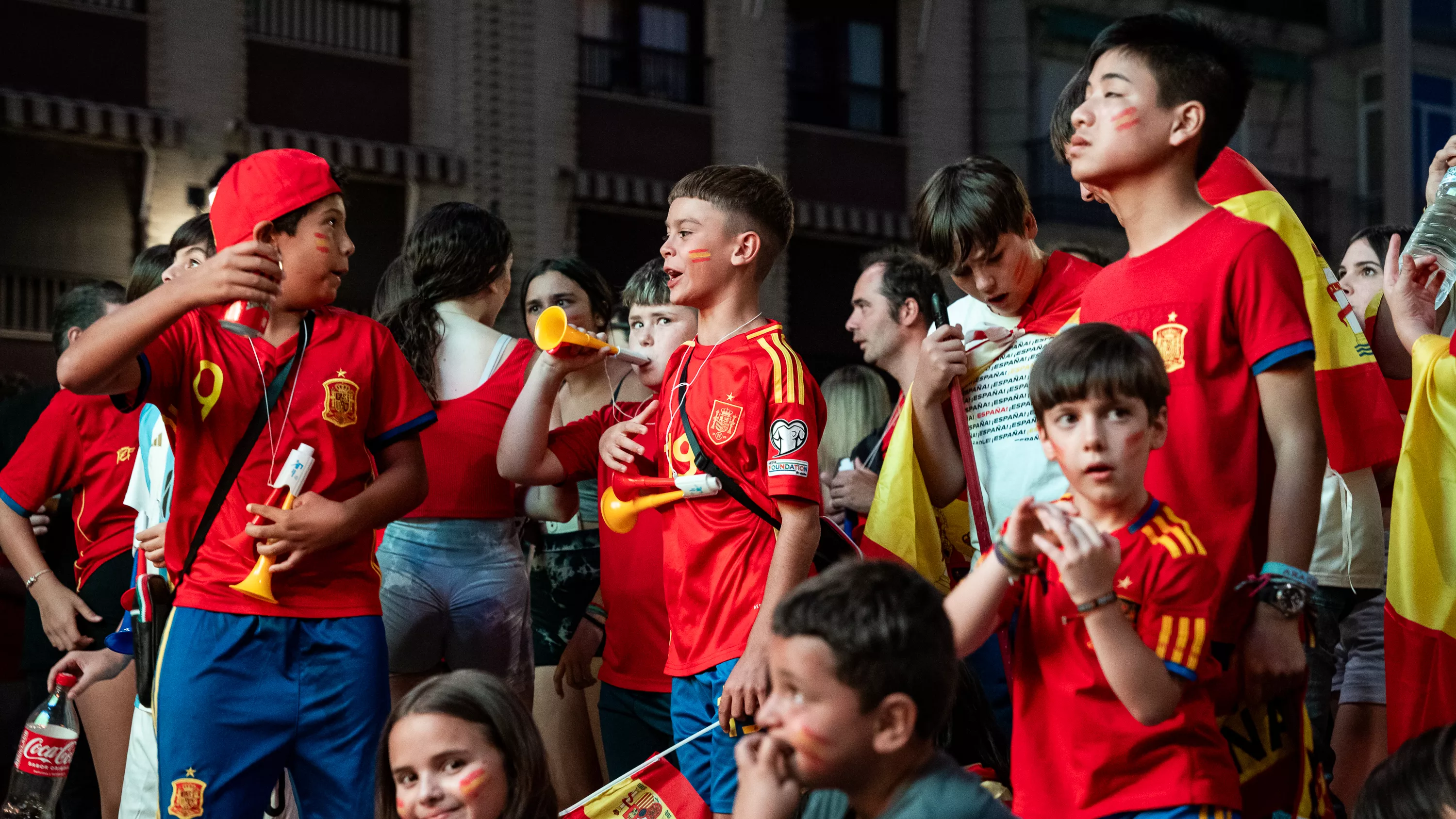 Lucena celebra el cuarta Eurocopa de Fútbol de España