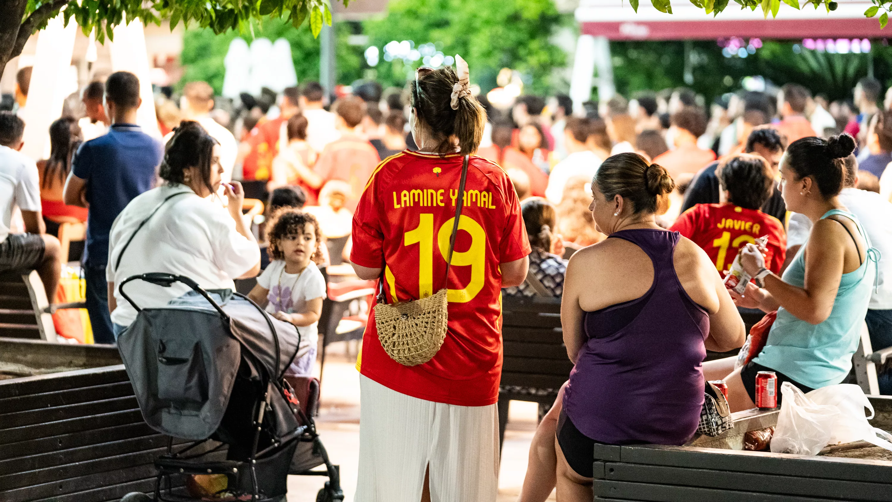 Lucena celebra el cuarta Eurocopa de Fútbol de España