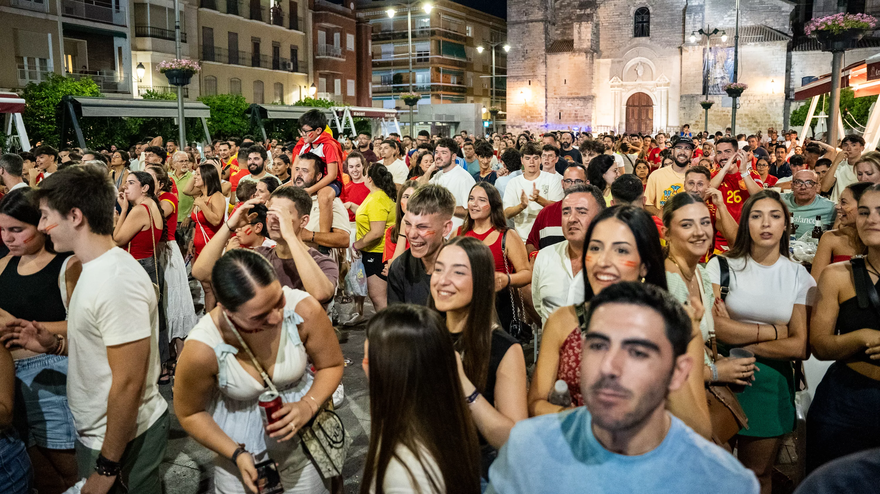 Lucena celebra el cuarta Eurocopa de Fútbol de España