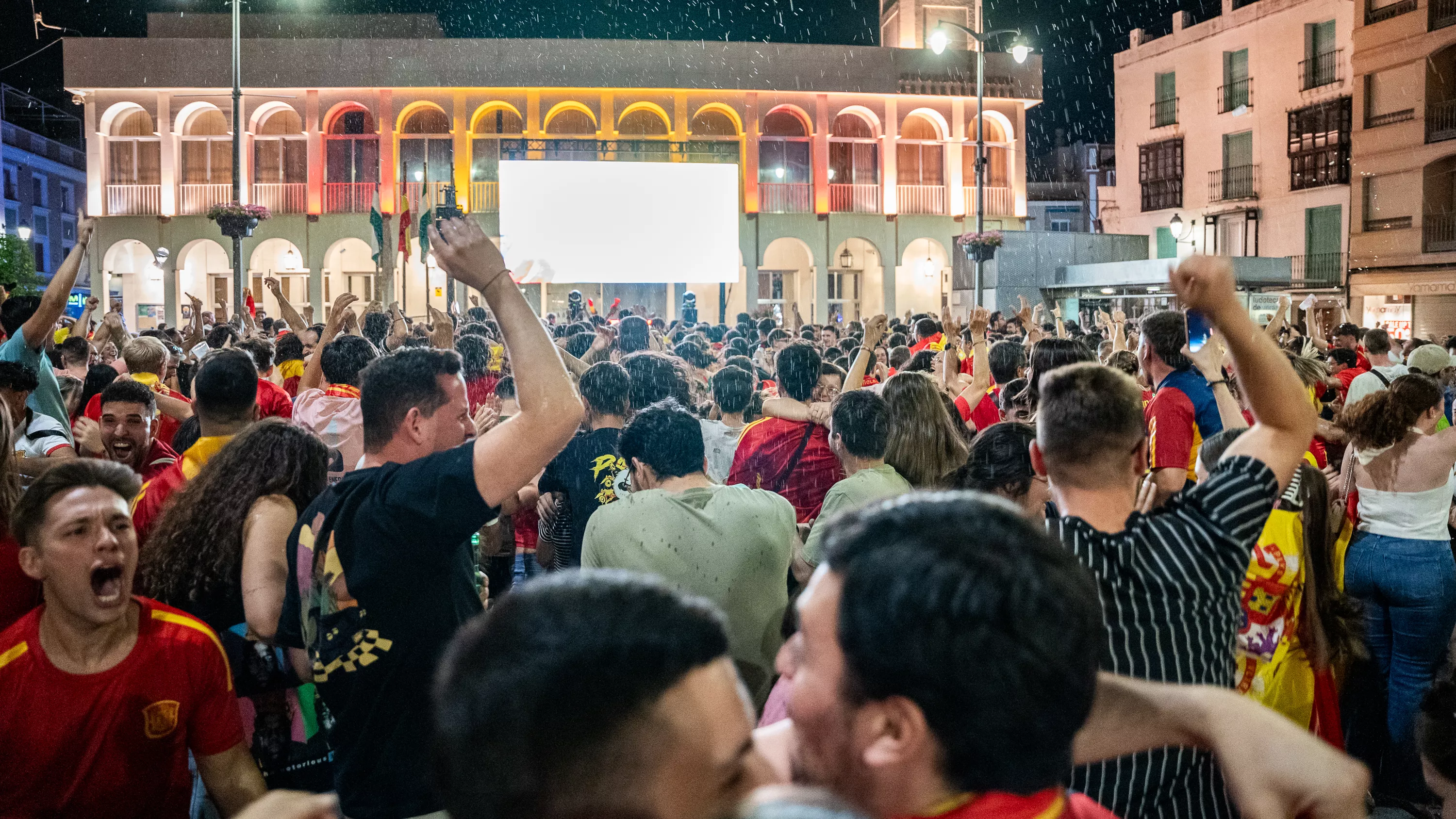 Lucena celebra el cuarta Eurocopa de Fútbol de España