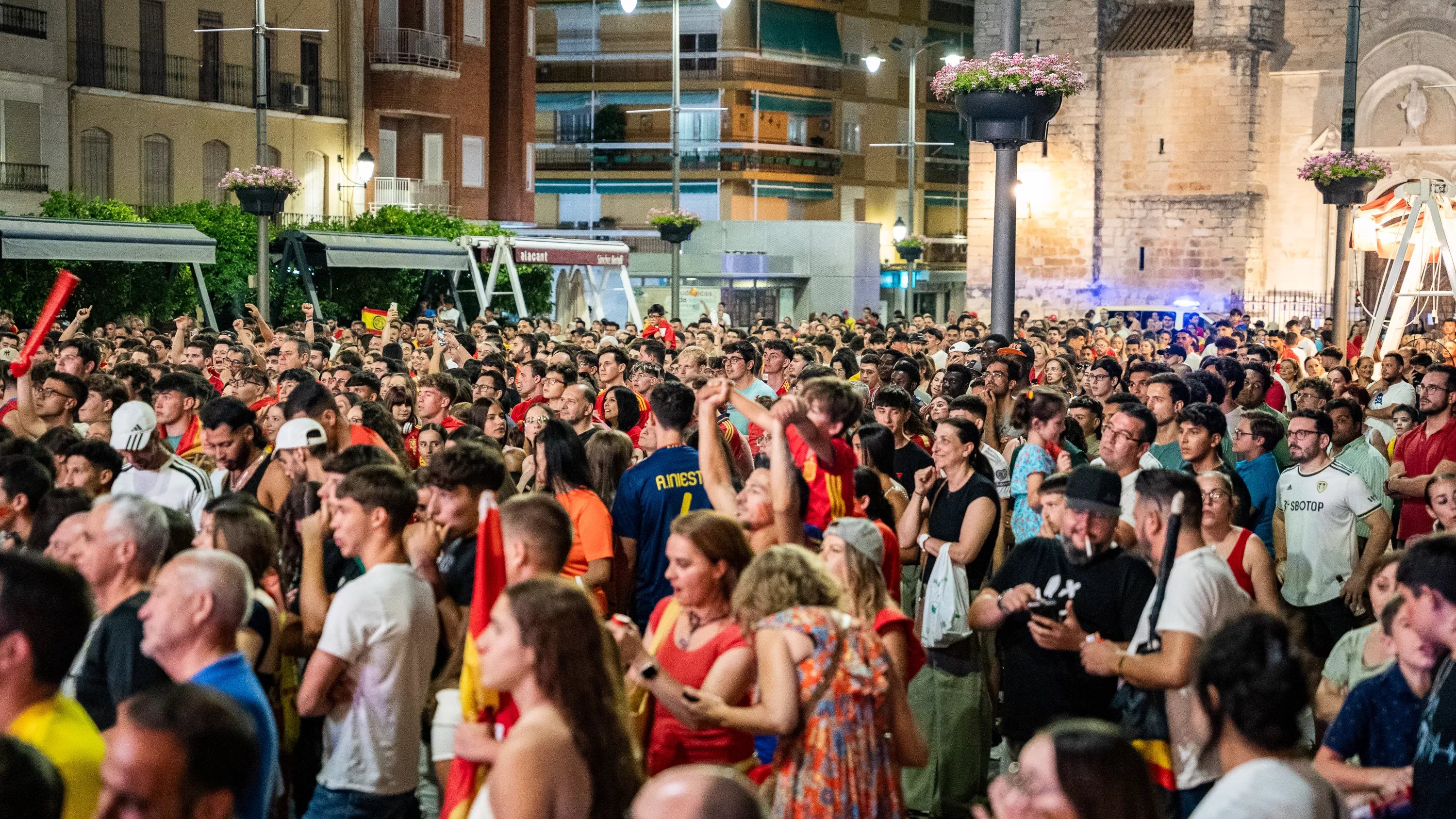 Lucena celebra el cuarta Eurocopa de Fútbol de España