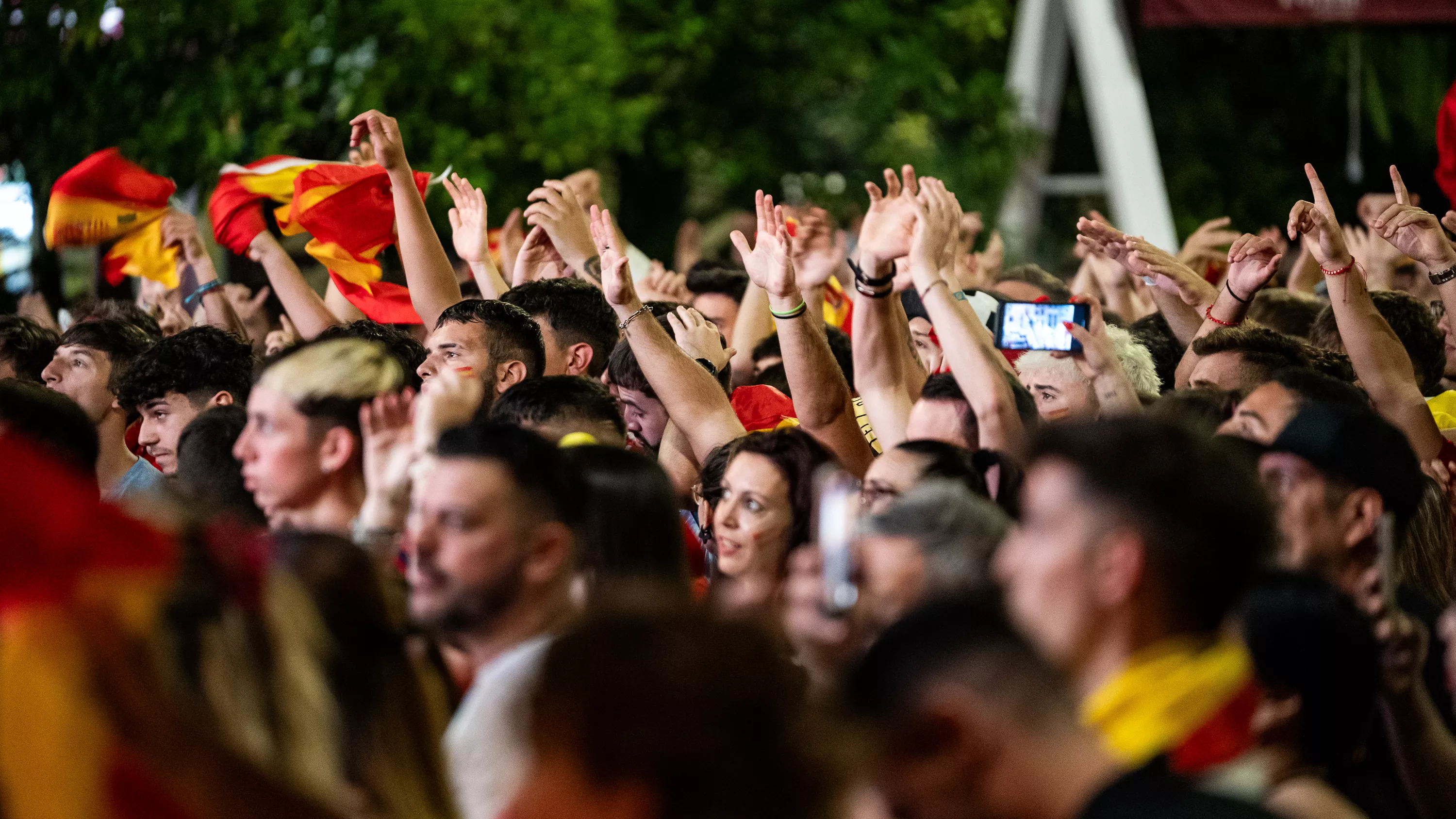 Lucena celebra el cuarta Eurocopa de Fútbol de España