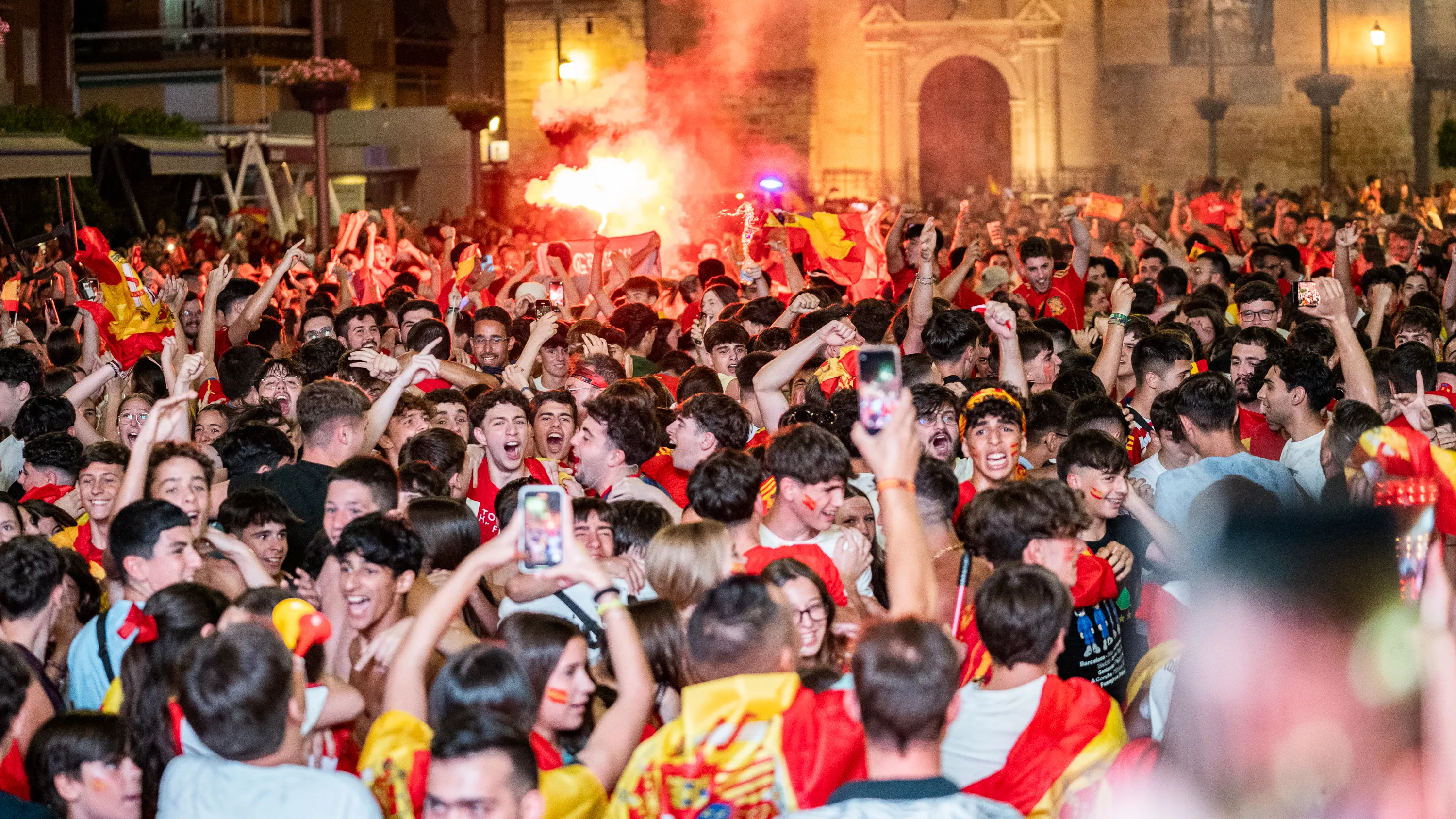 Lucena celebra el cuarta Eurocopa de Fútbol de España