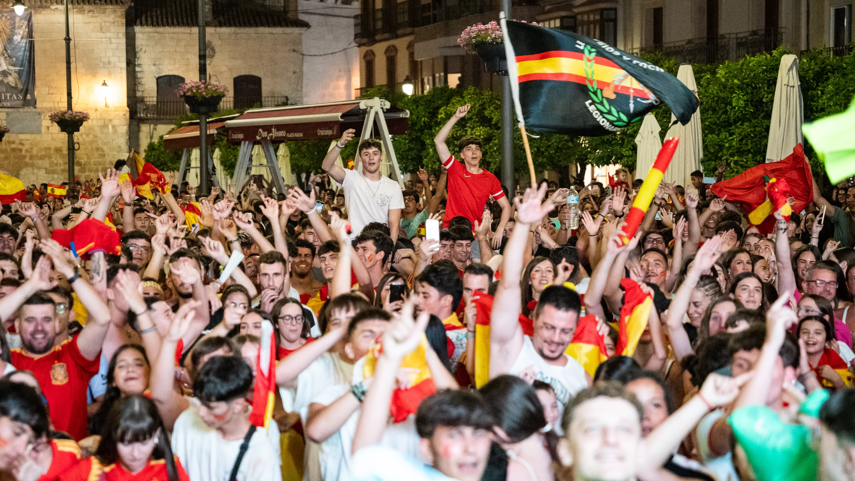 Lucena celebra el cuarta Eurocopa de Fútbol de España