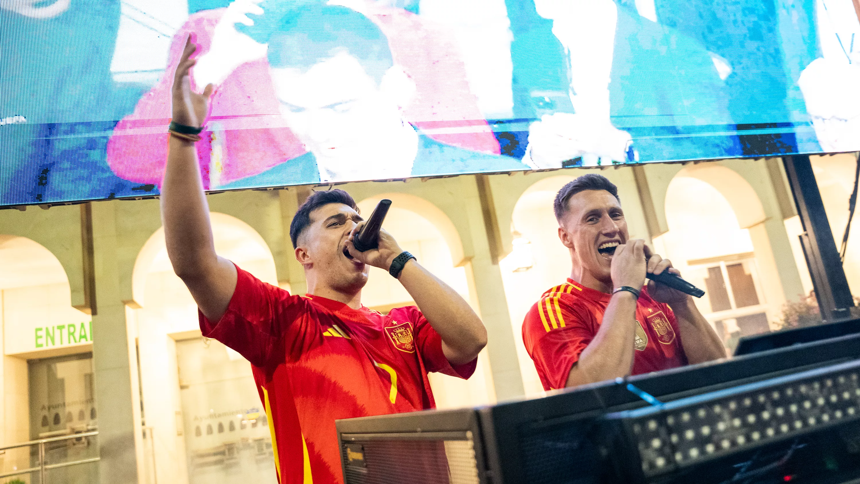 Lucena celebra el cuarta Eurocopa de Fútbol de España