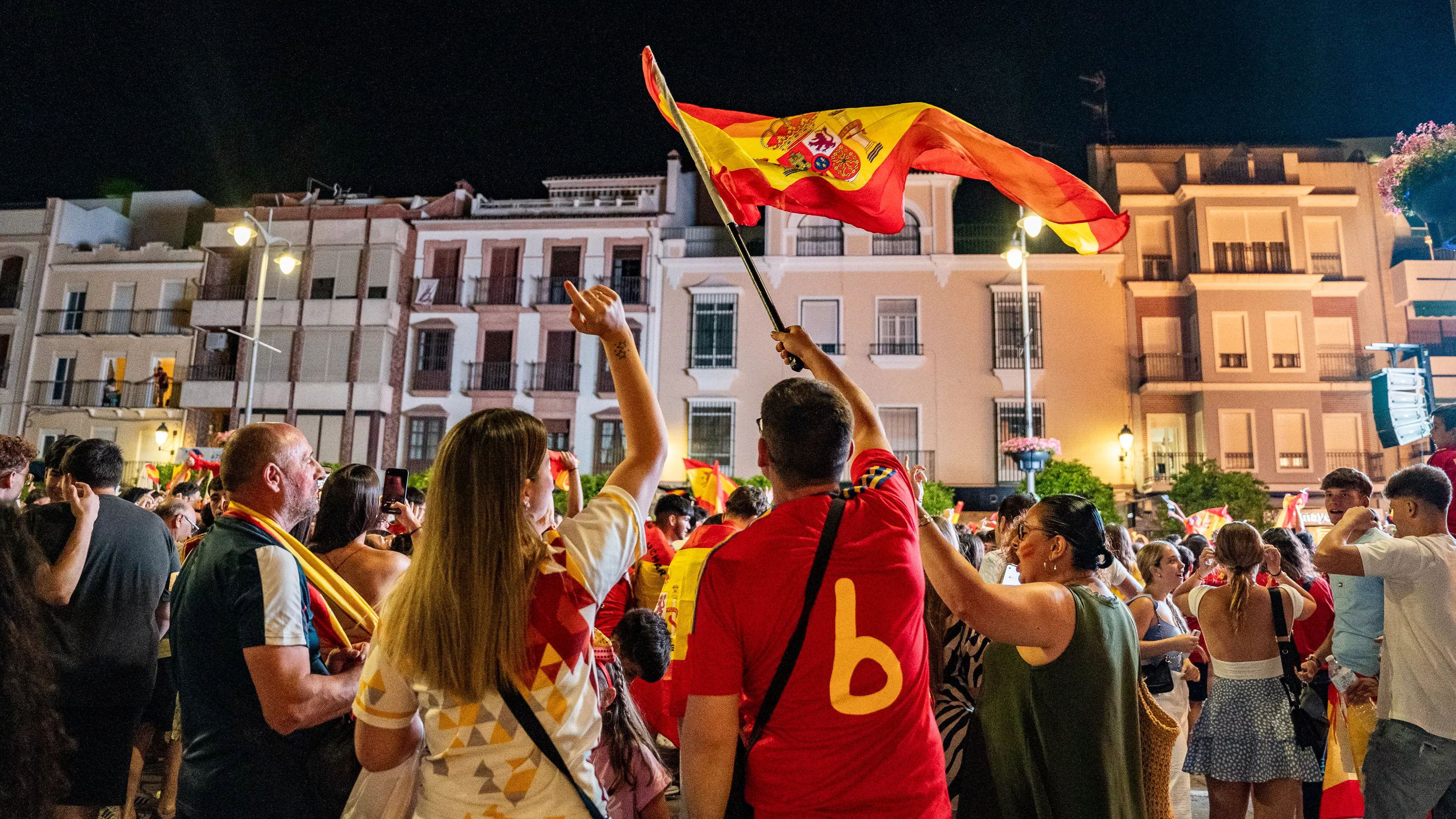 Lucena celebra el cuarta Eurocopa de Fútbol de España