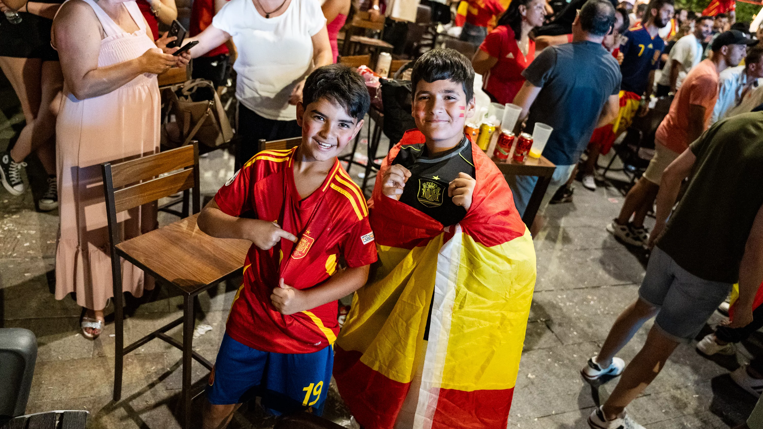 Lucena celebra el cuarta Eurocopa de Fútbol de España