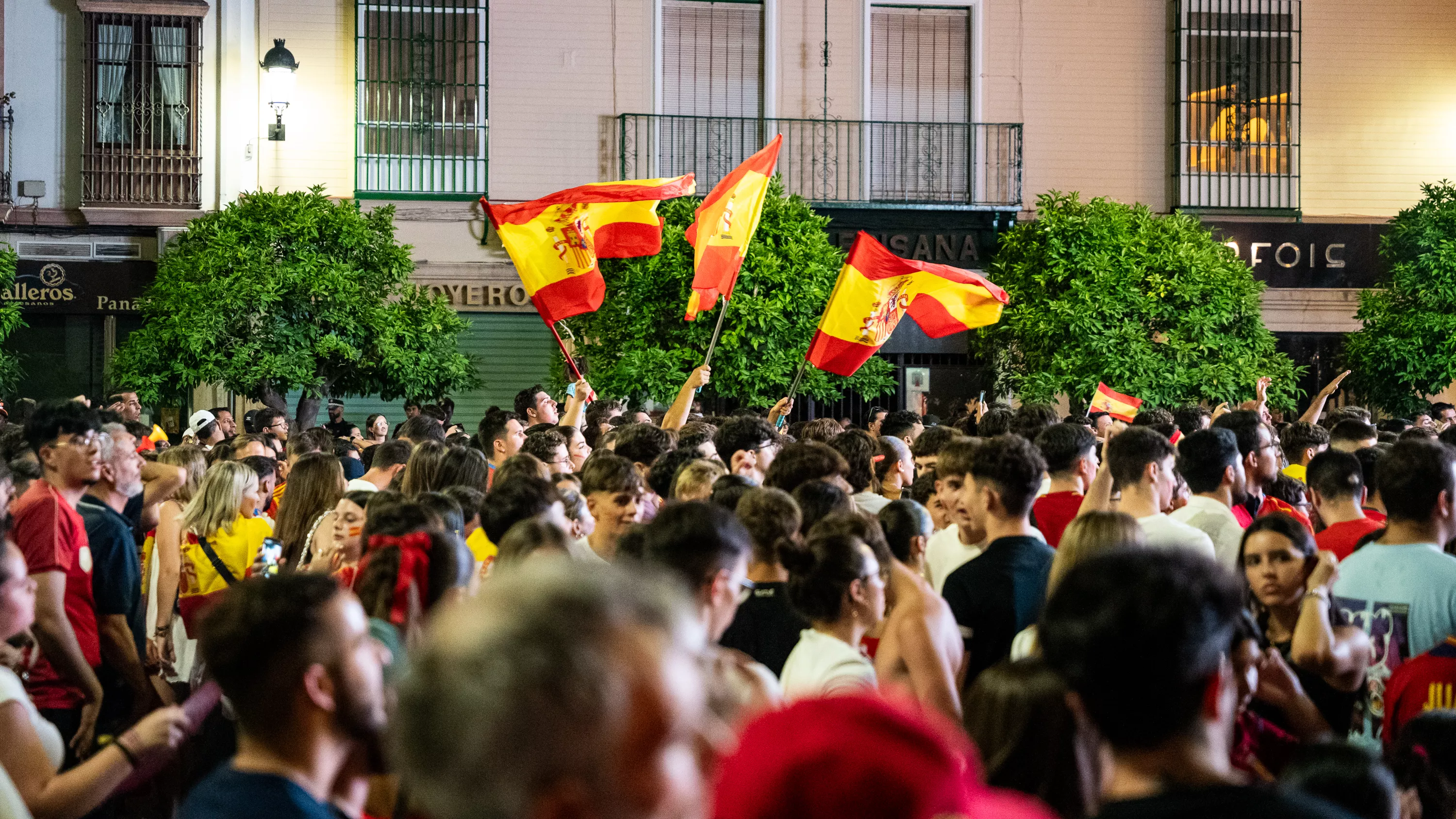 Lucena celebra el cuarta Eurocopa de Fútbol de España