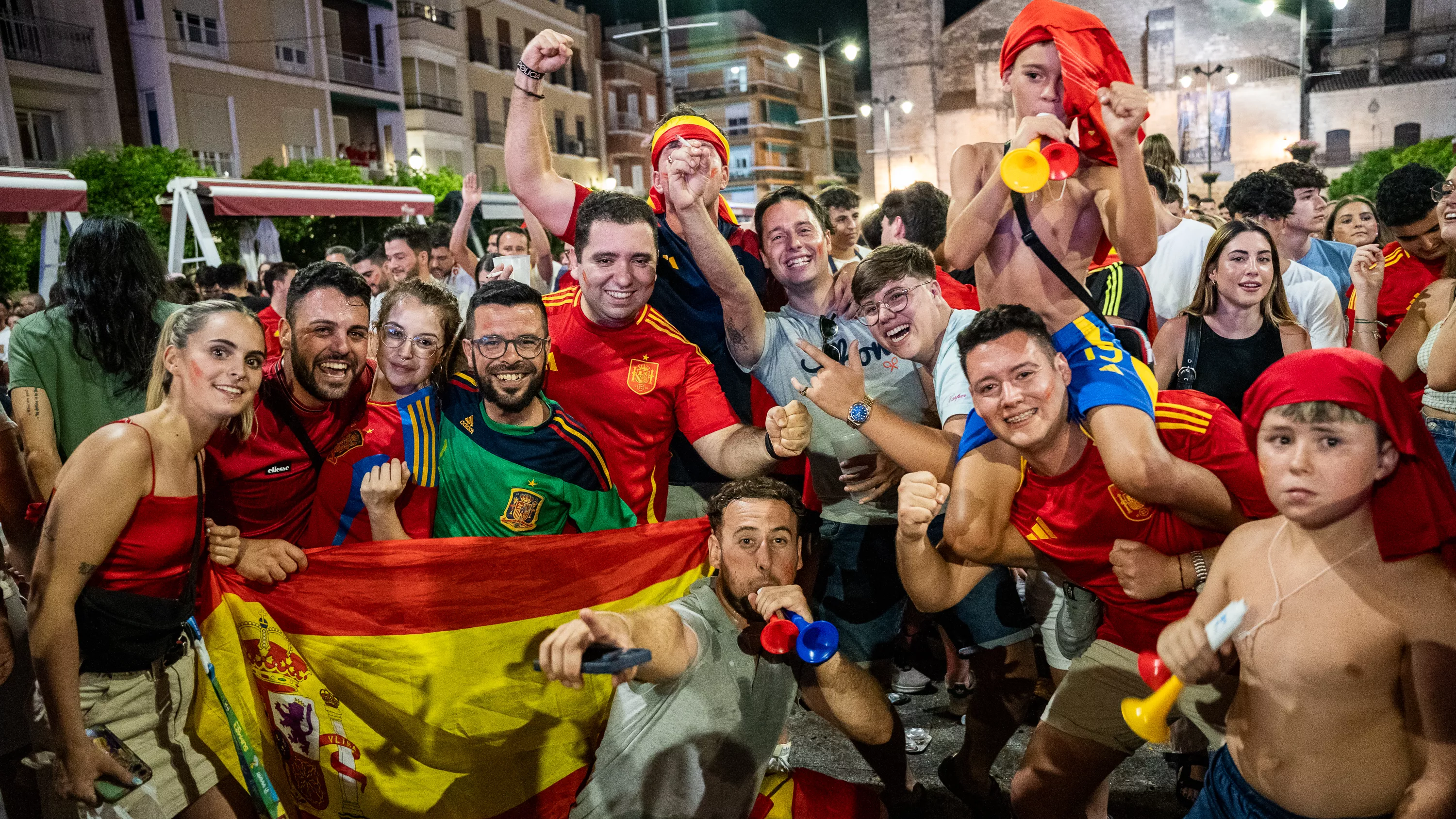 Lucena celebra el cuarta Eurocopa de Fútbol de España