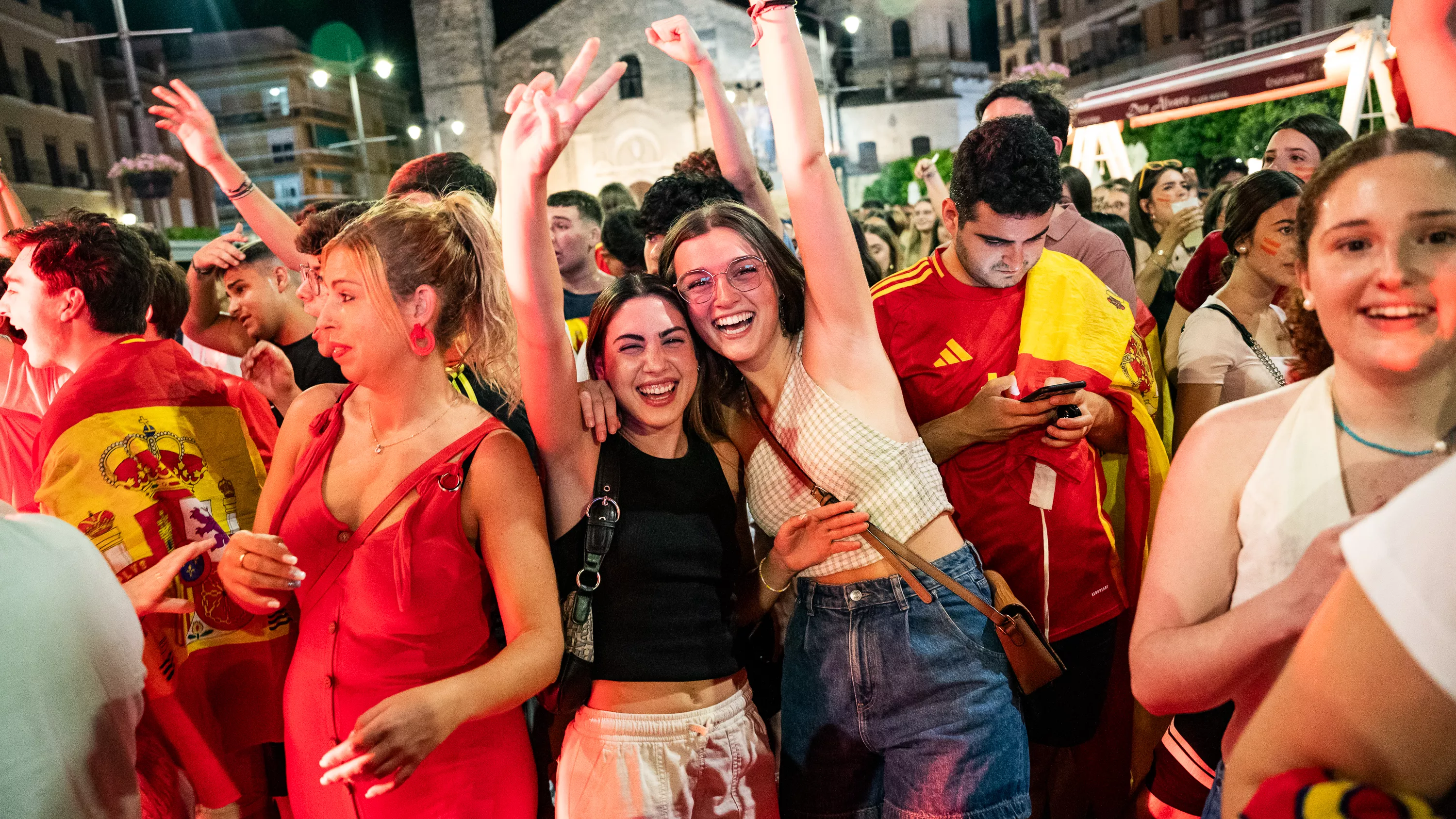 Lucena celebra el cuarta Eurocopa de Fútbol de España