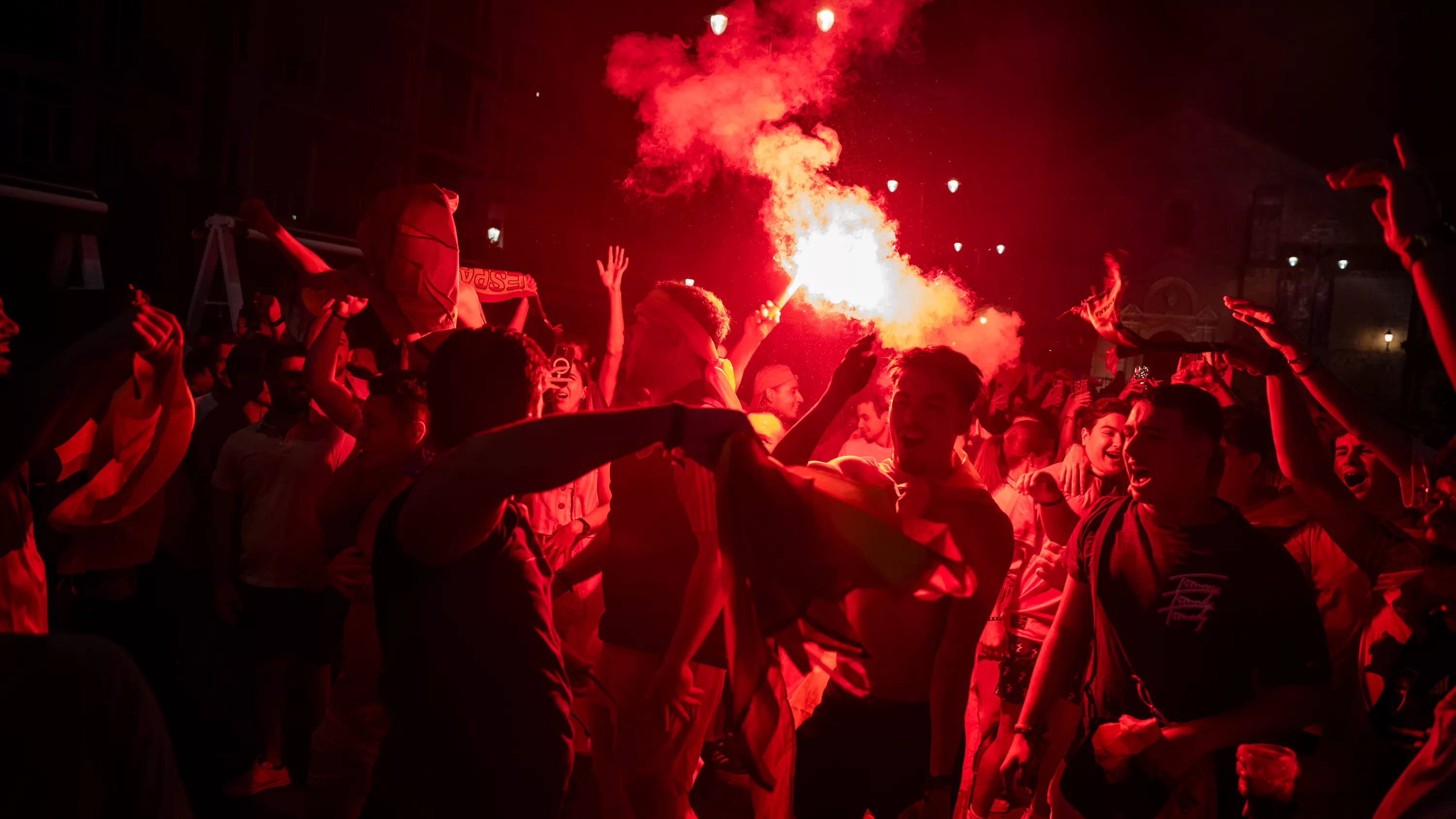 Lucena celebra el cuarta Eurocopa de Fútbol de España