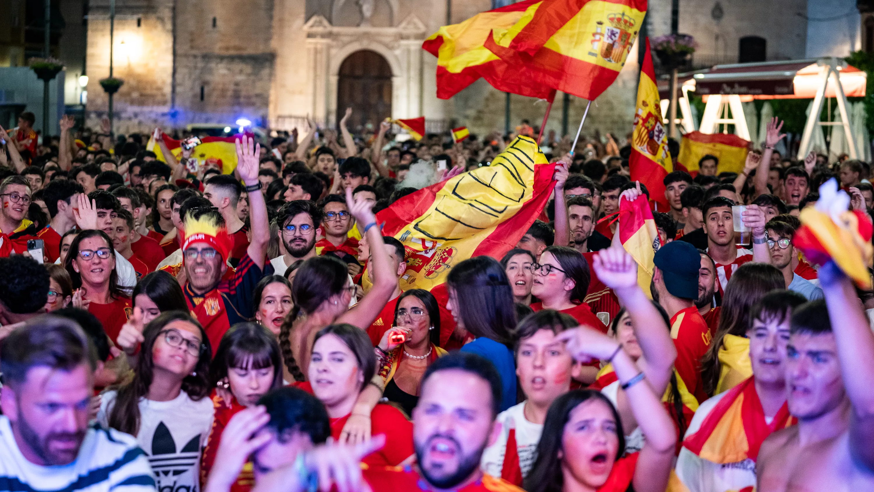 Lucena celebra el cuarta Eurocopa de Fútbol de España