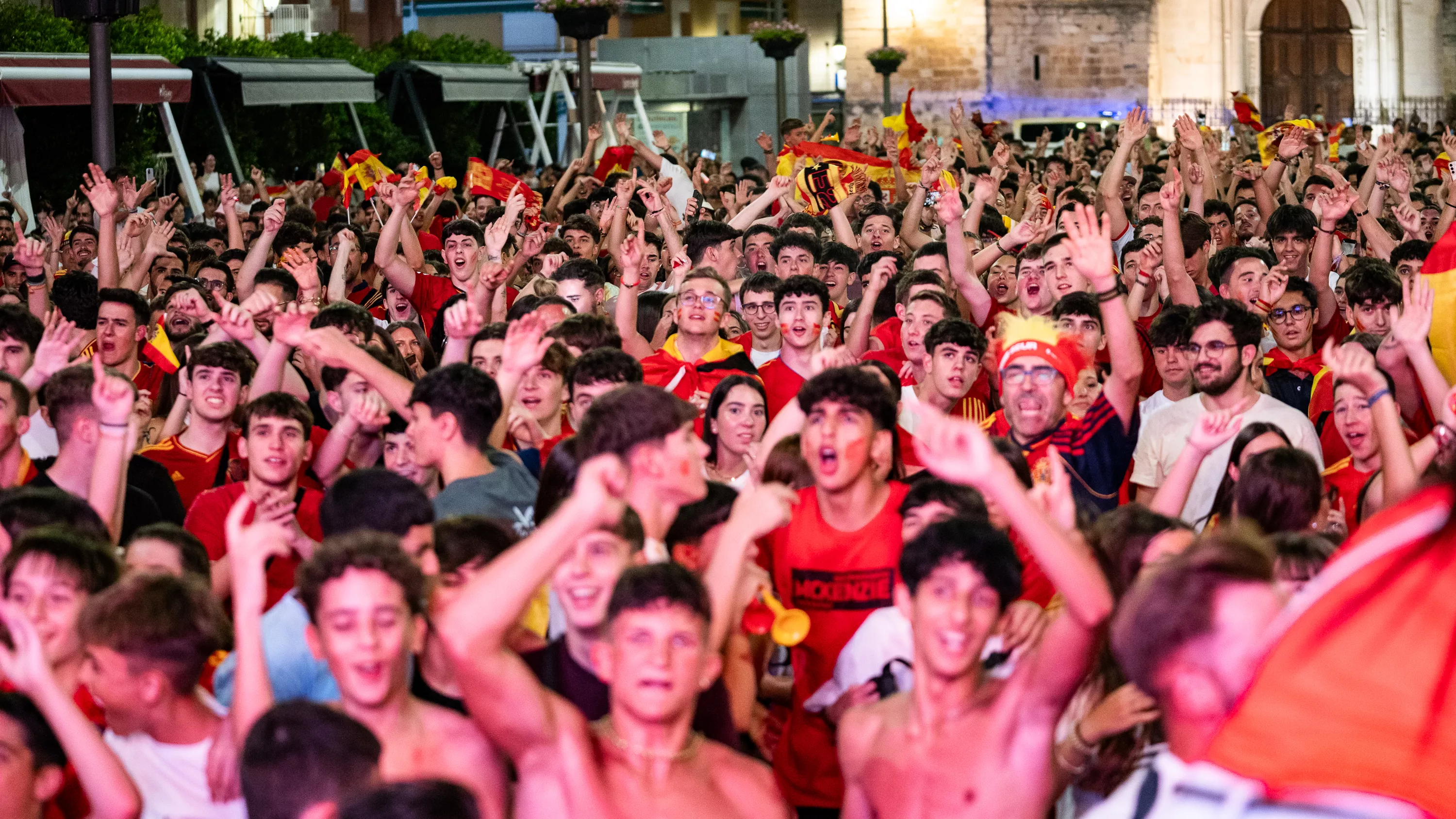 Lucena celebra el cuarta Eurocopa de Fútbol de España