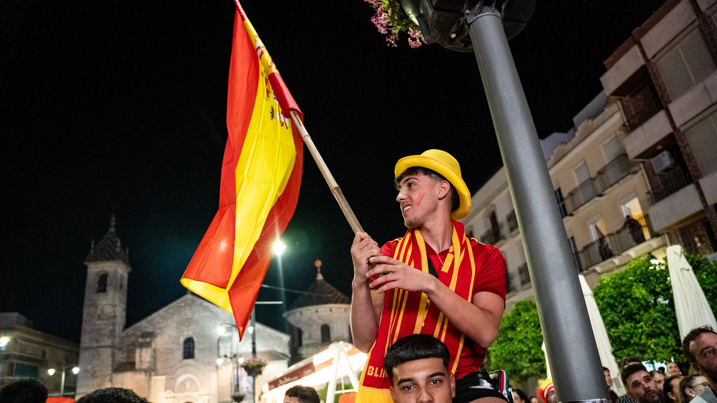 Lucena celebra el cuarta Eurocopa de Fútbol de España