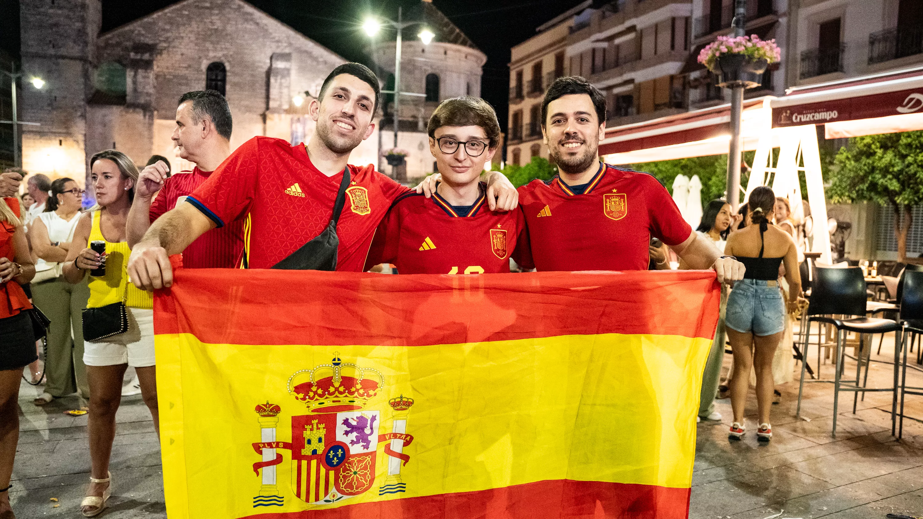 Lucena celebra el cuarta Eurocopa de Fútbol de España