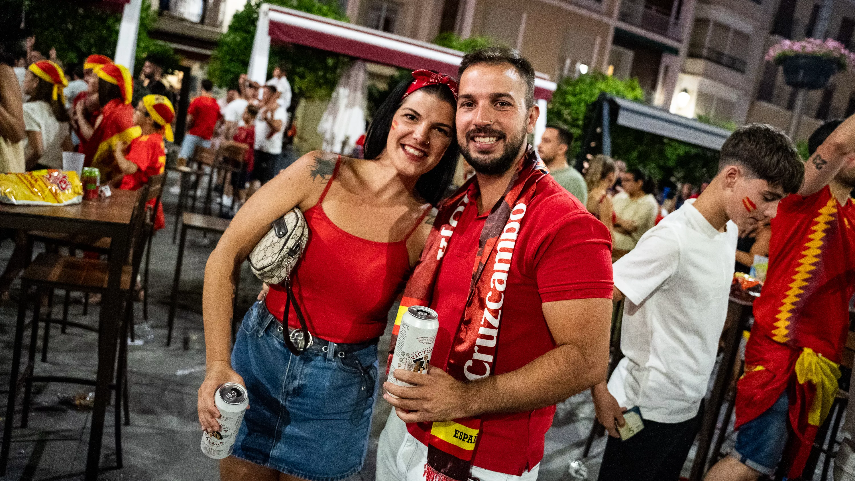 Lucena celebra el cuarta Eurocopa de Fútbol de España