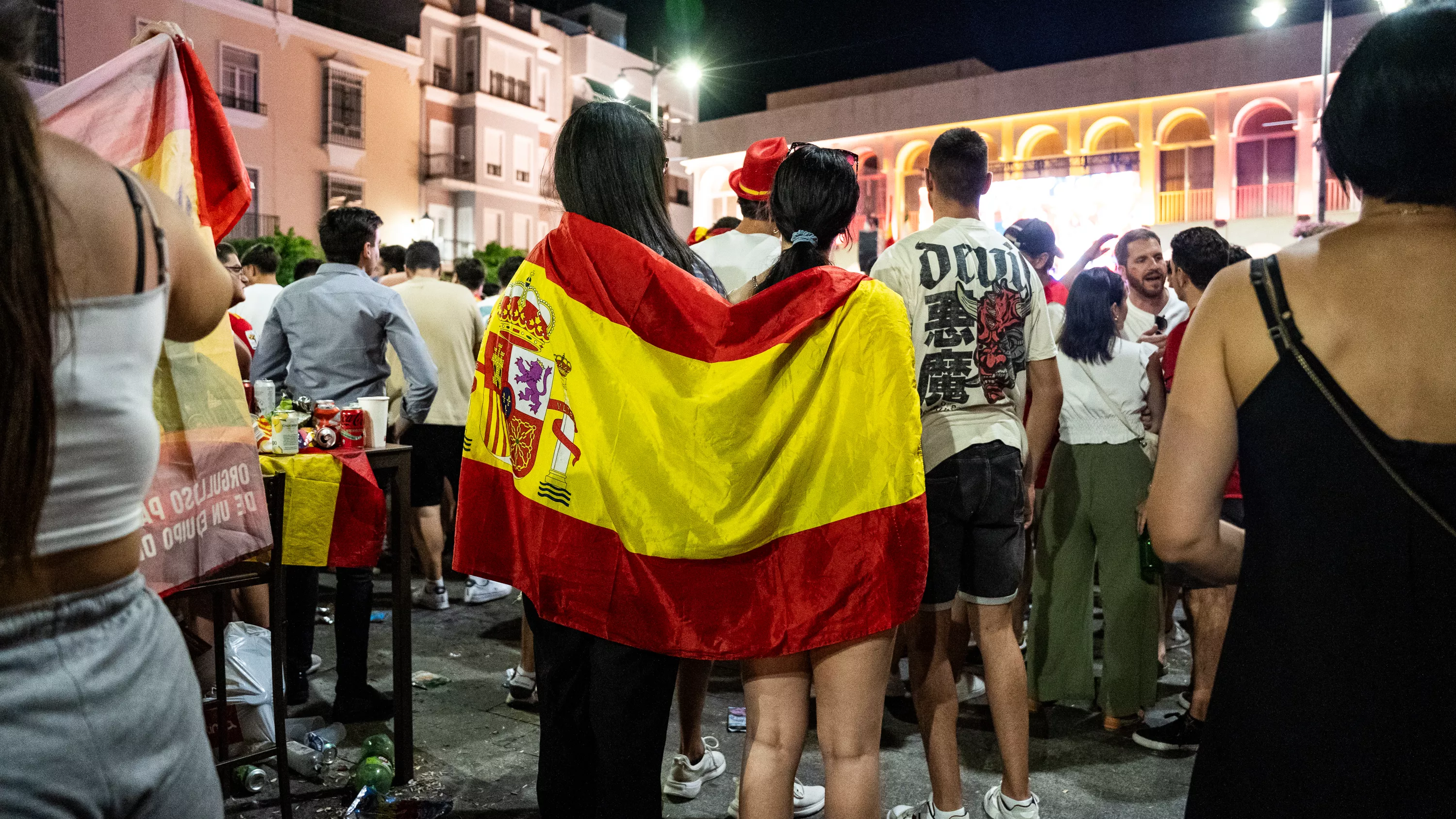 Lucena celebra el cuarta Eurocopa de Fútbol de España