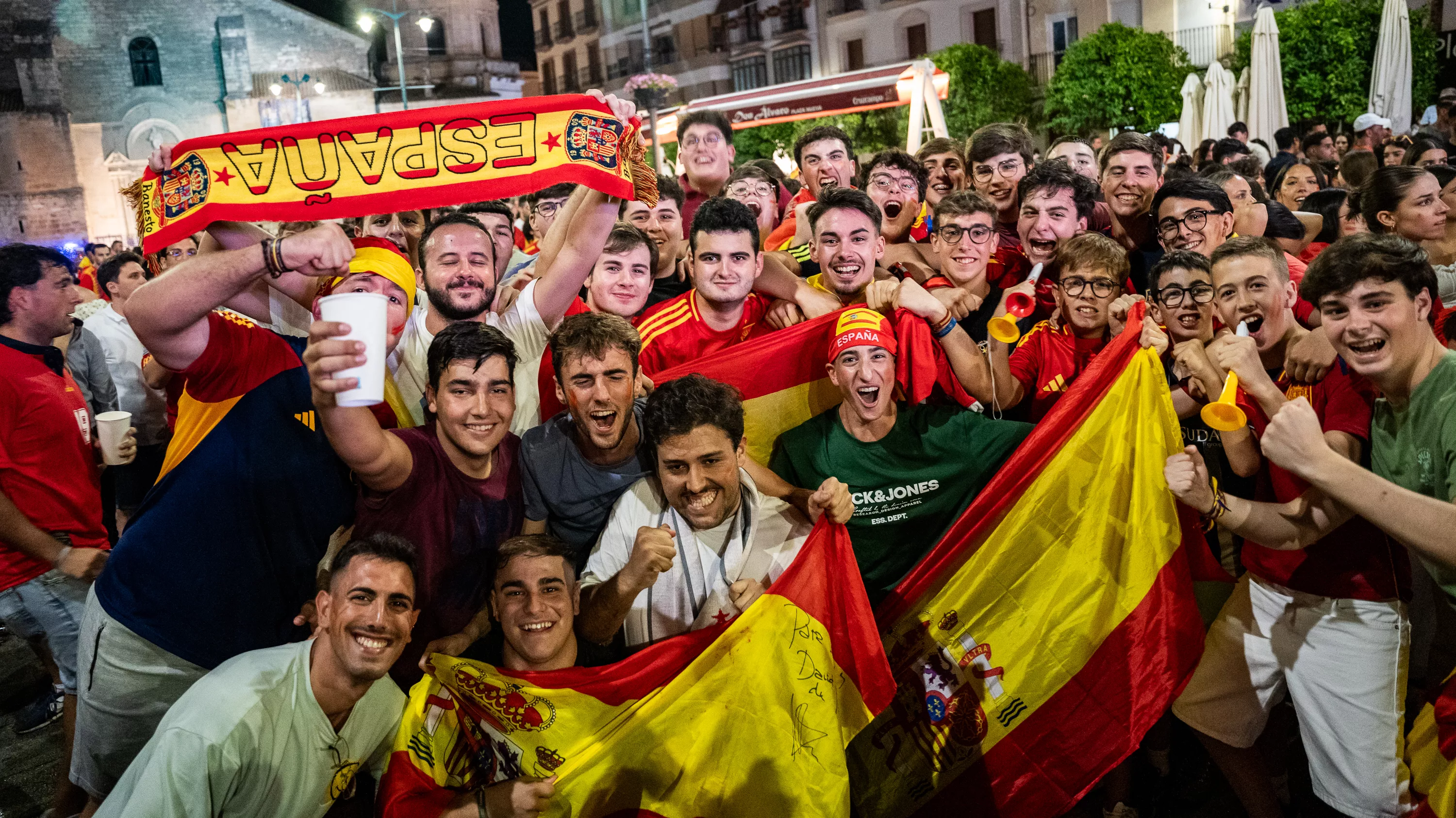 Lucena celebra el cuarta Eurocopa de Fútbol de España