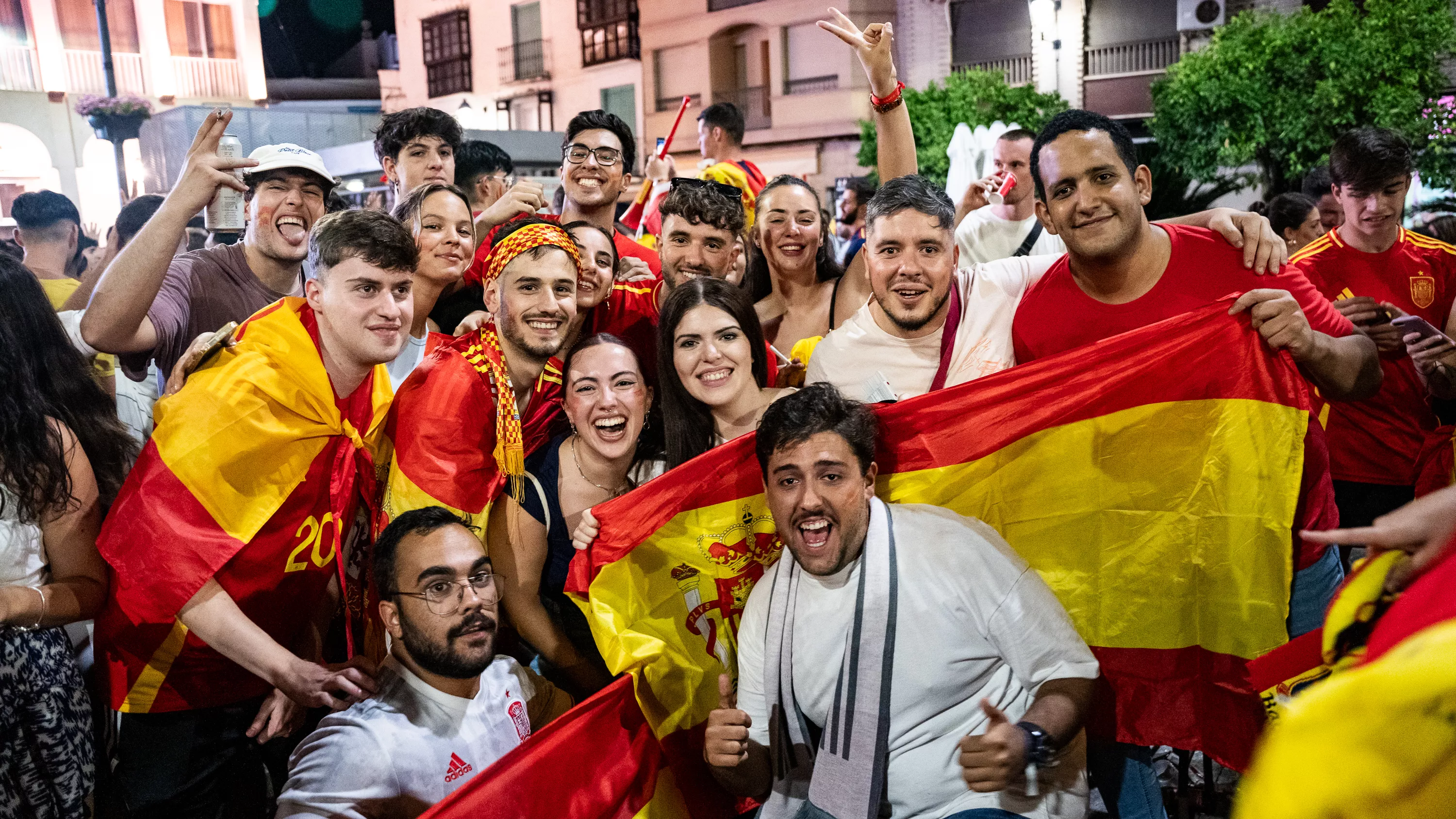 Lucena celebra el cuarta Eurocopa de Fútbol de España