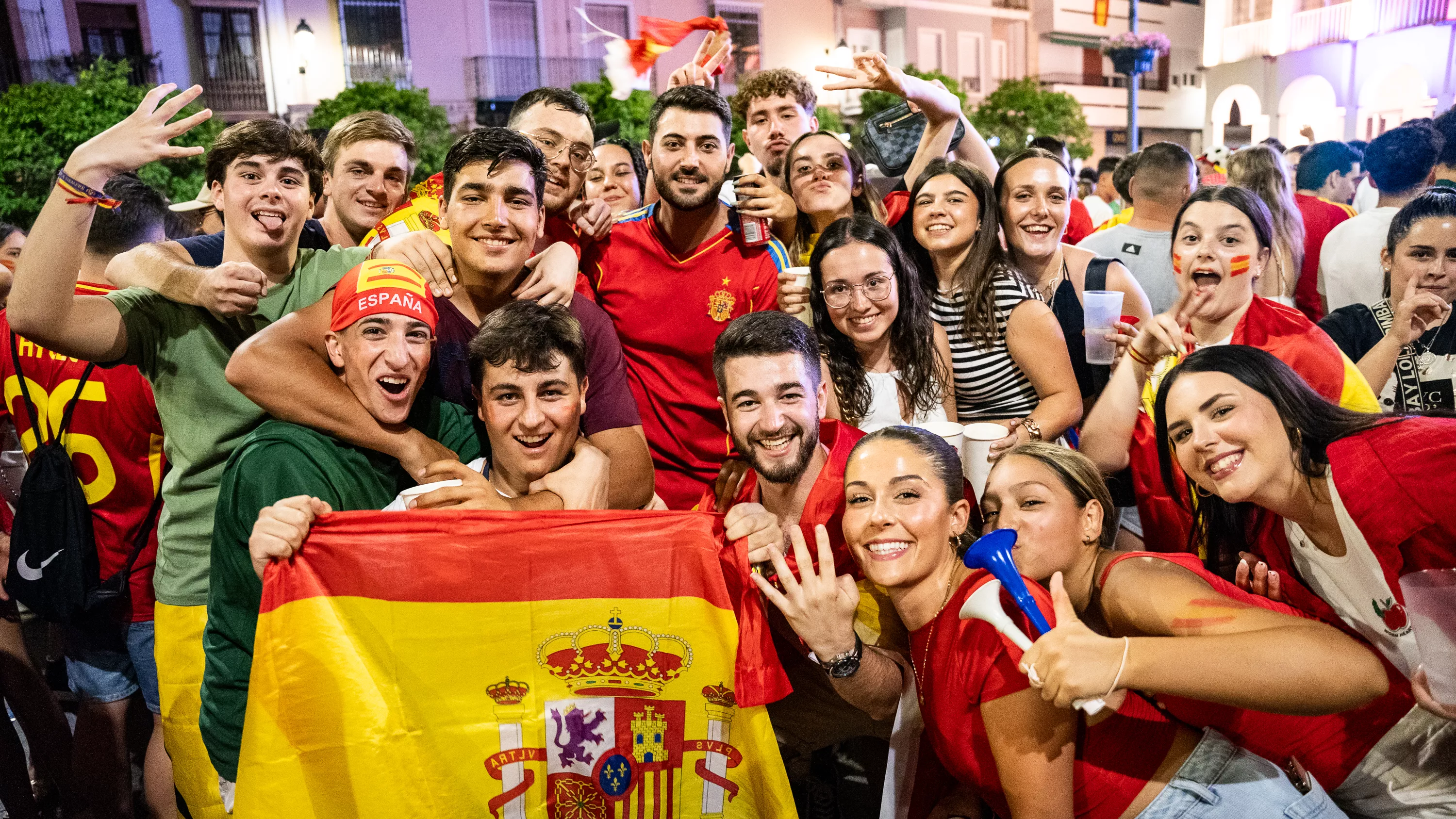 Lucena celebra el cuarta Eurocopa de Fútbol de España