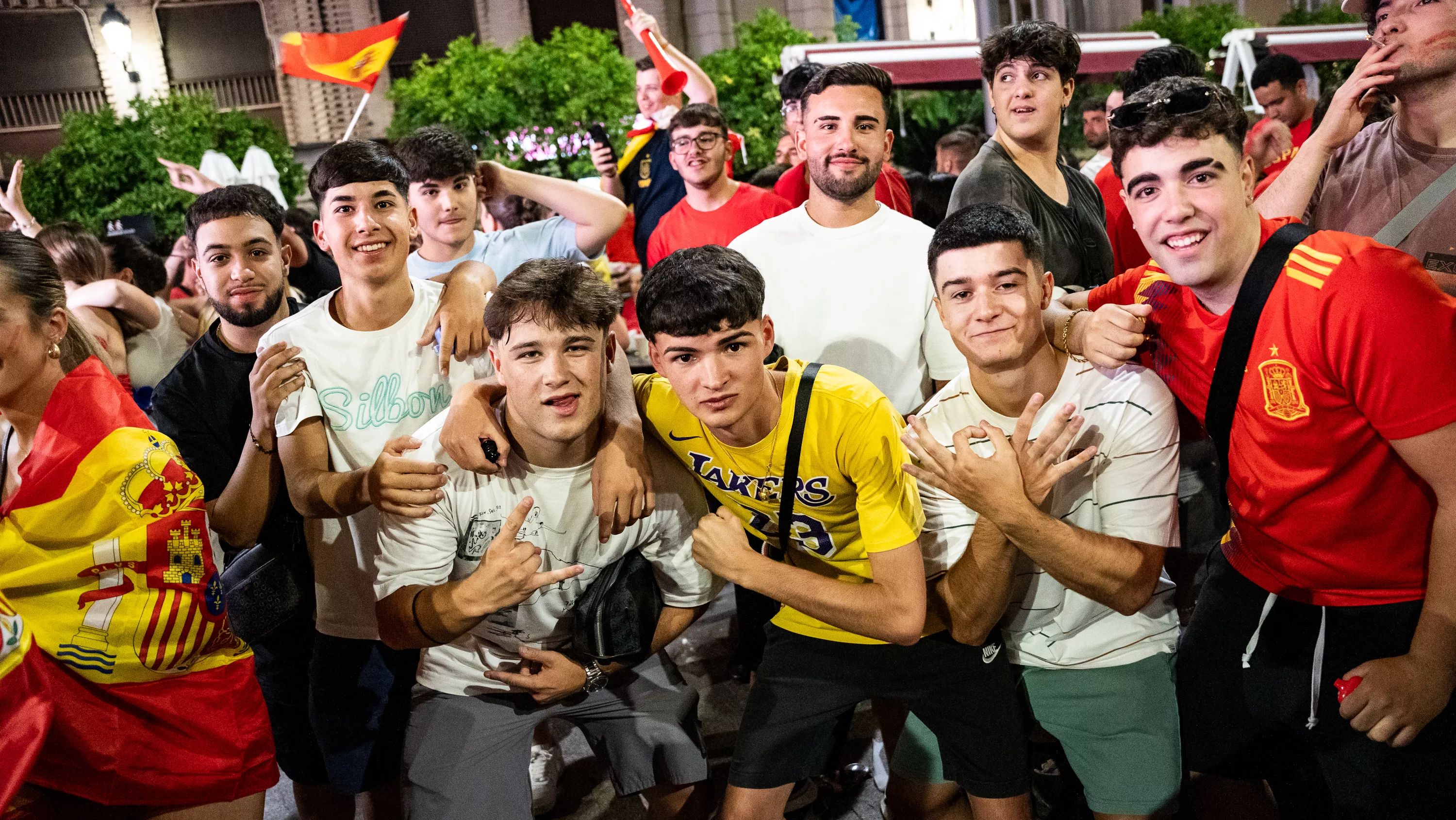 Lucena celebra el cuarta Eurocopa de Fútbol de España