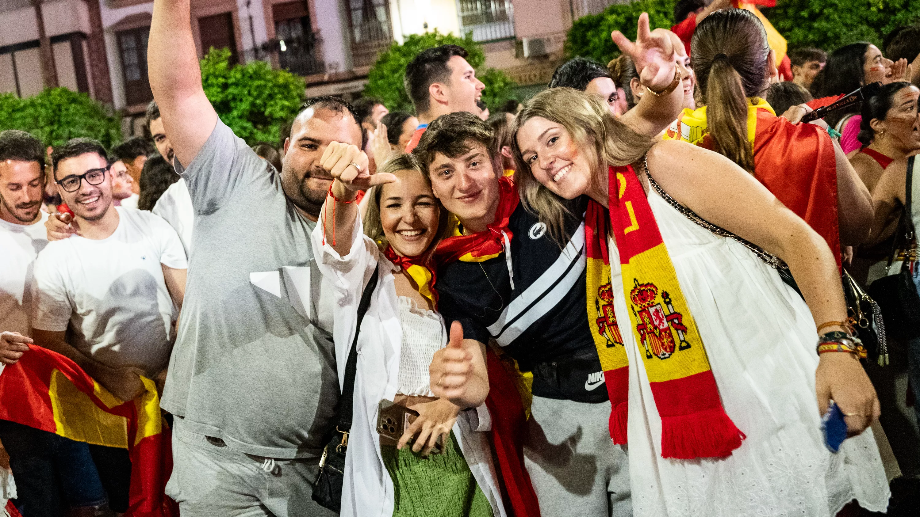 Lucena celebra el cuarta Eurocopa de Fútbol de España