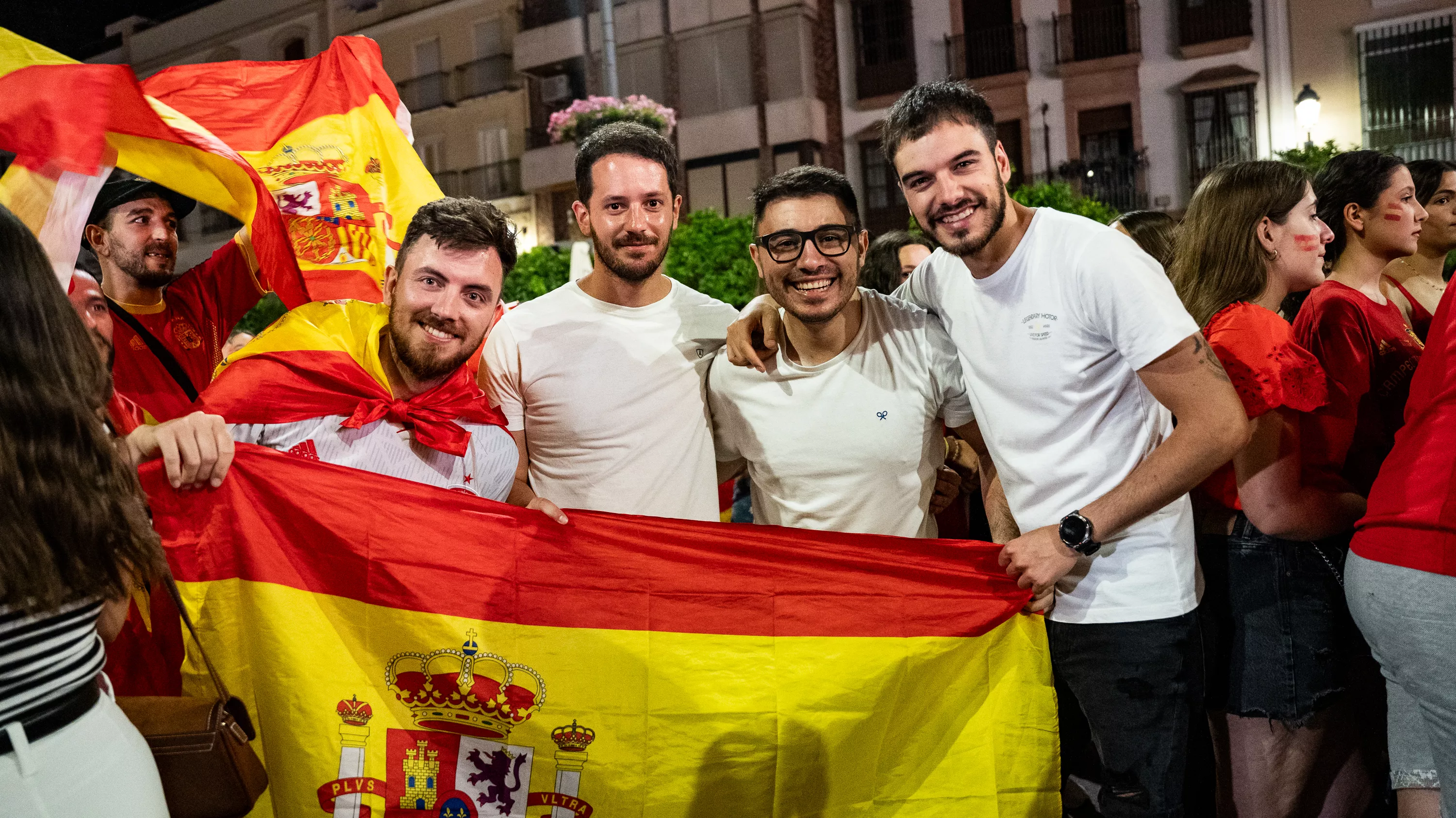 Lucena celebra el cuarta Eurocopa de Fútbol de España