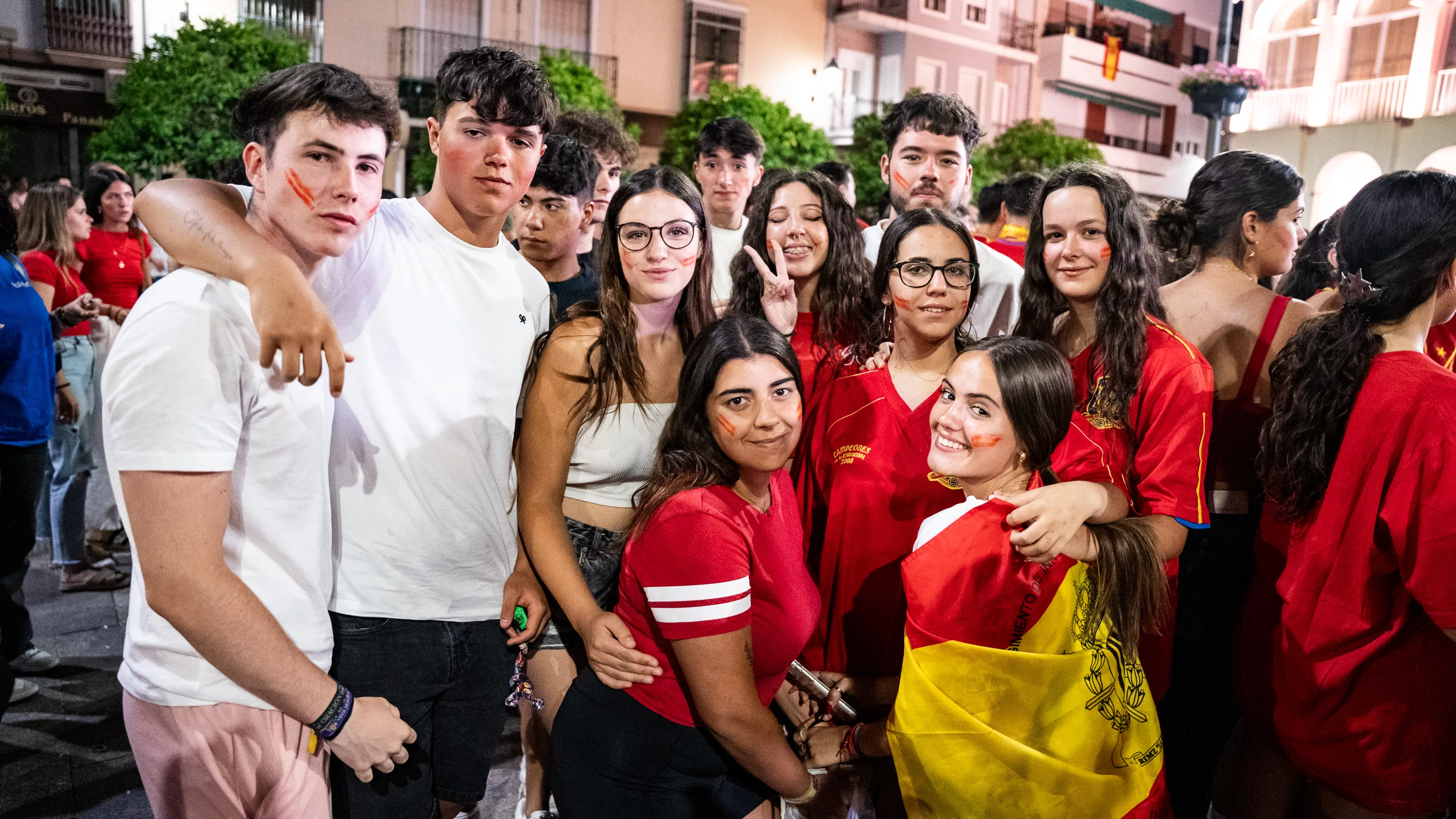 Lucena celebra el cuarta Eurocopa de Fútbol de España