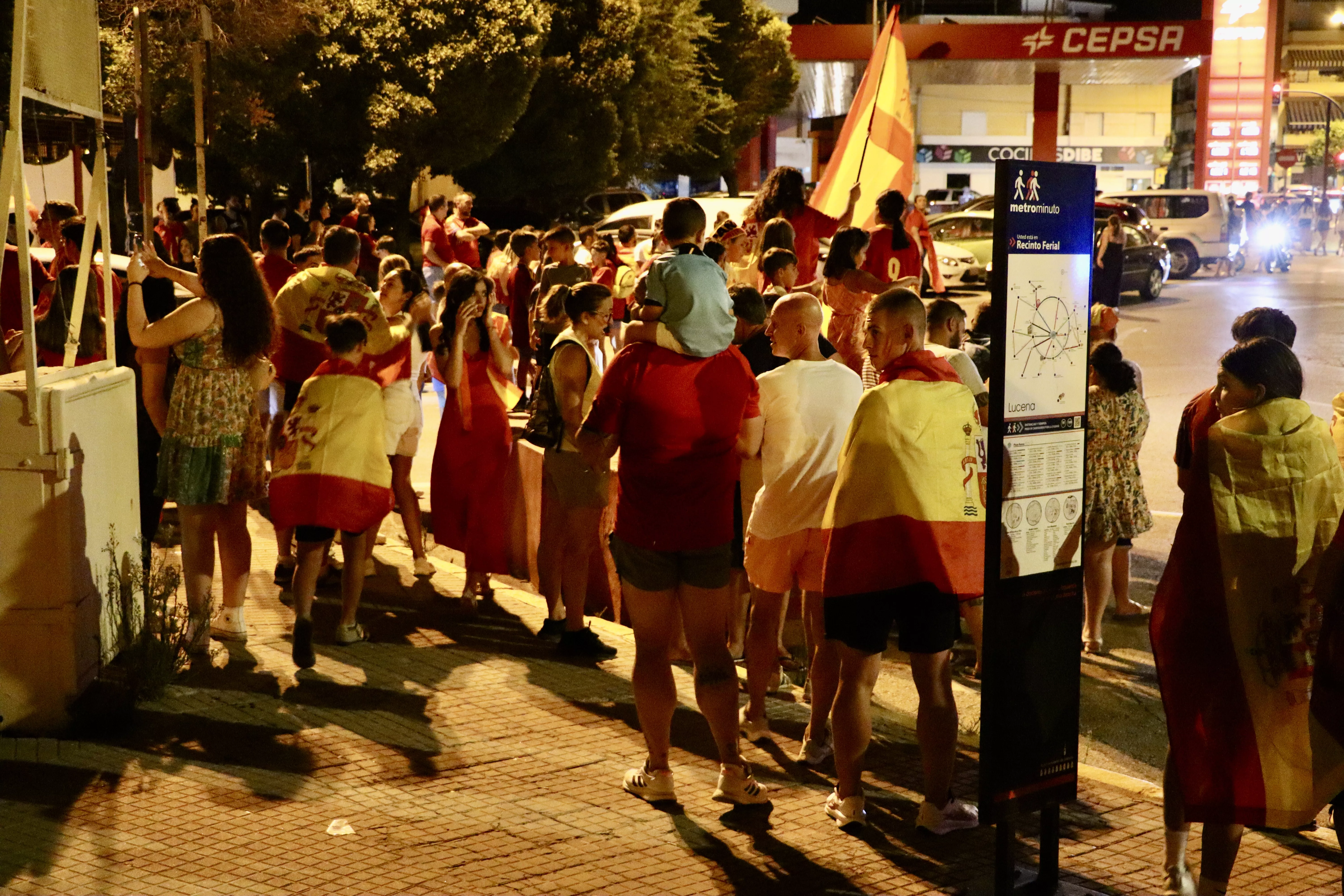 Lucena celebra el cuarta Eurocopa de Fútbol de España, también en el Recinto Ferial