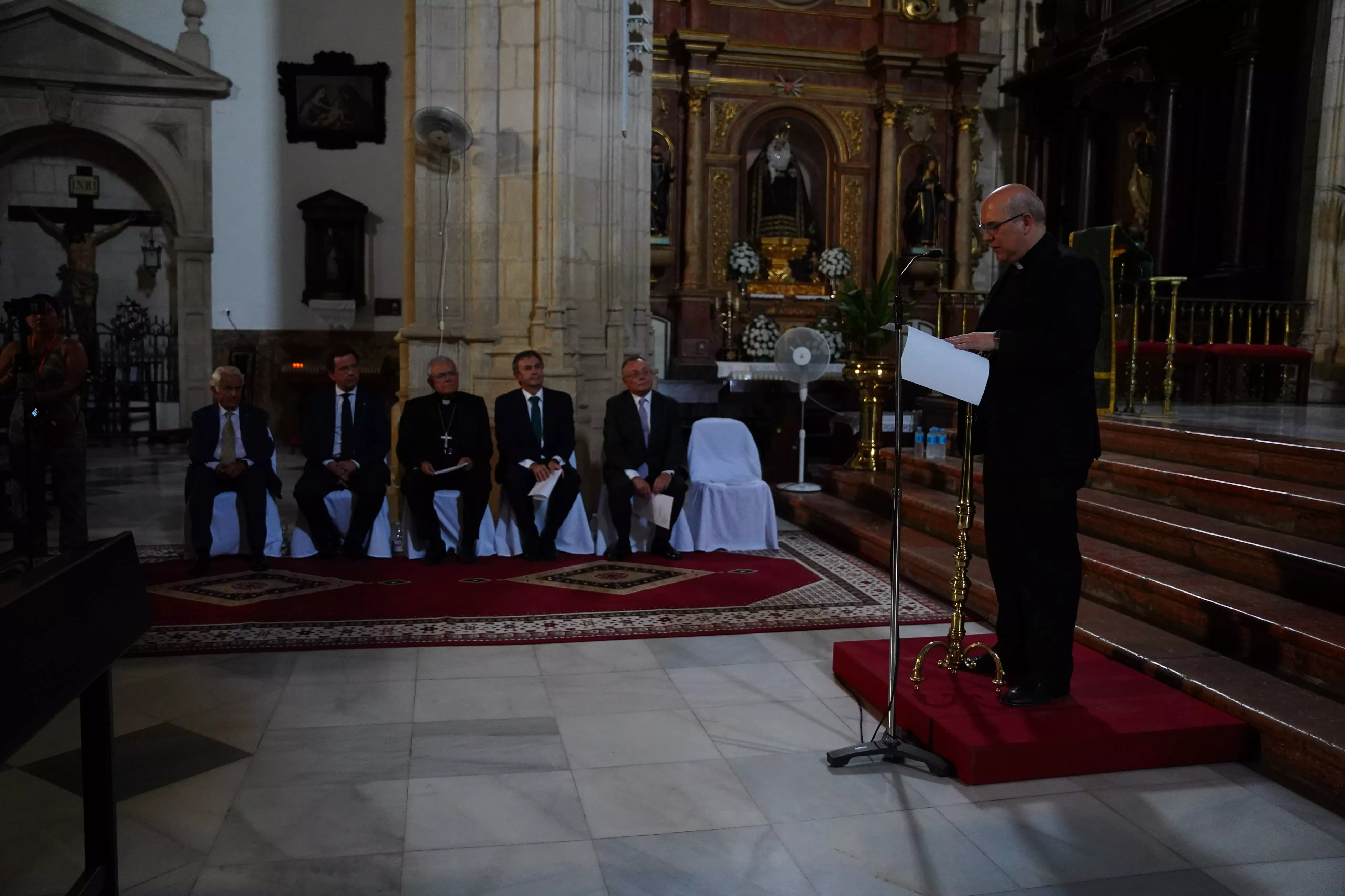 Inauguración nueva iluminación interior de San Mateo