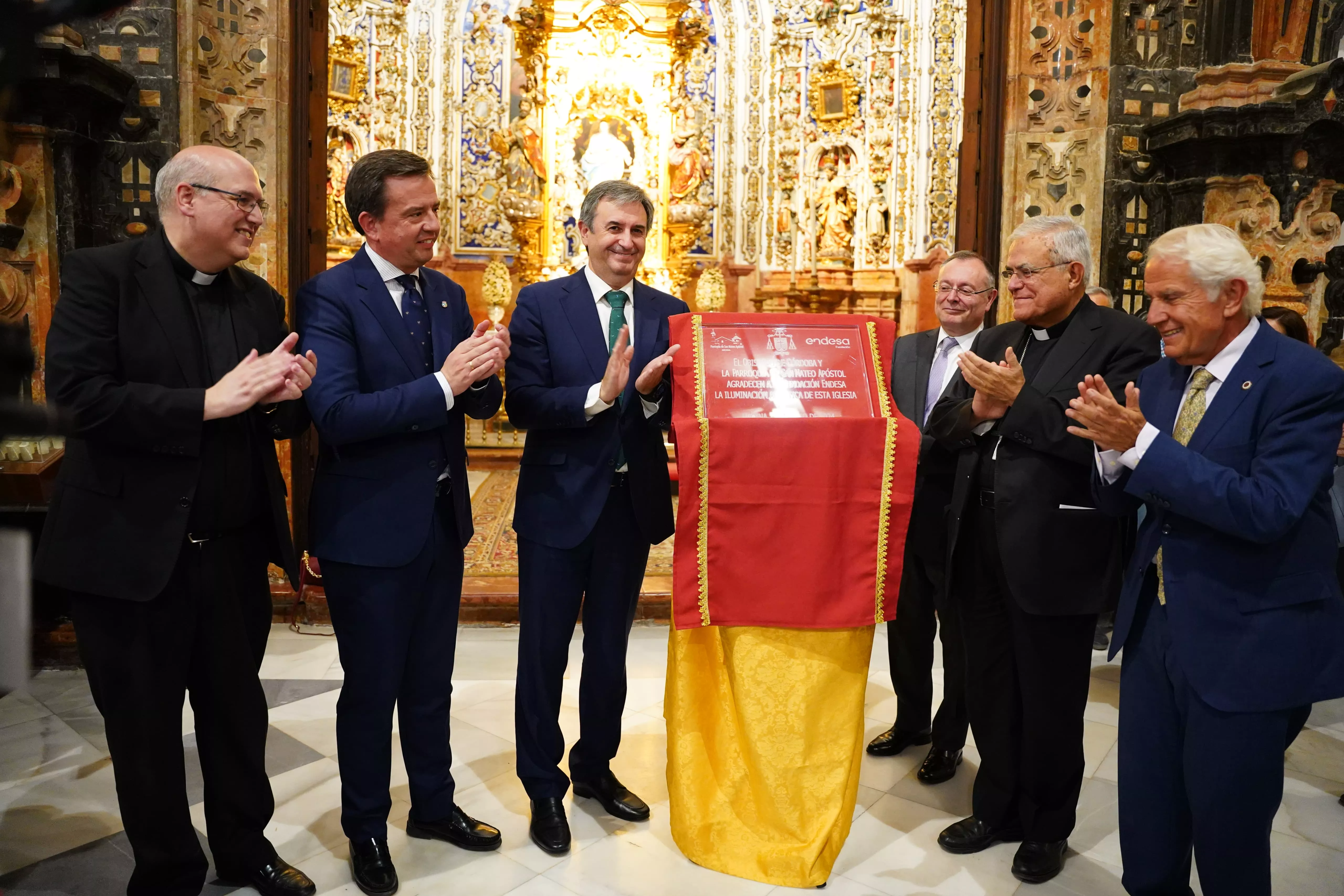 Inauguración nueva iluminación interior de San Mateo