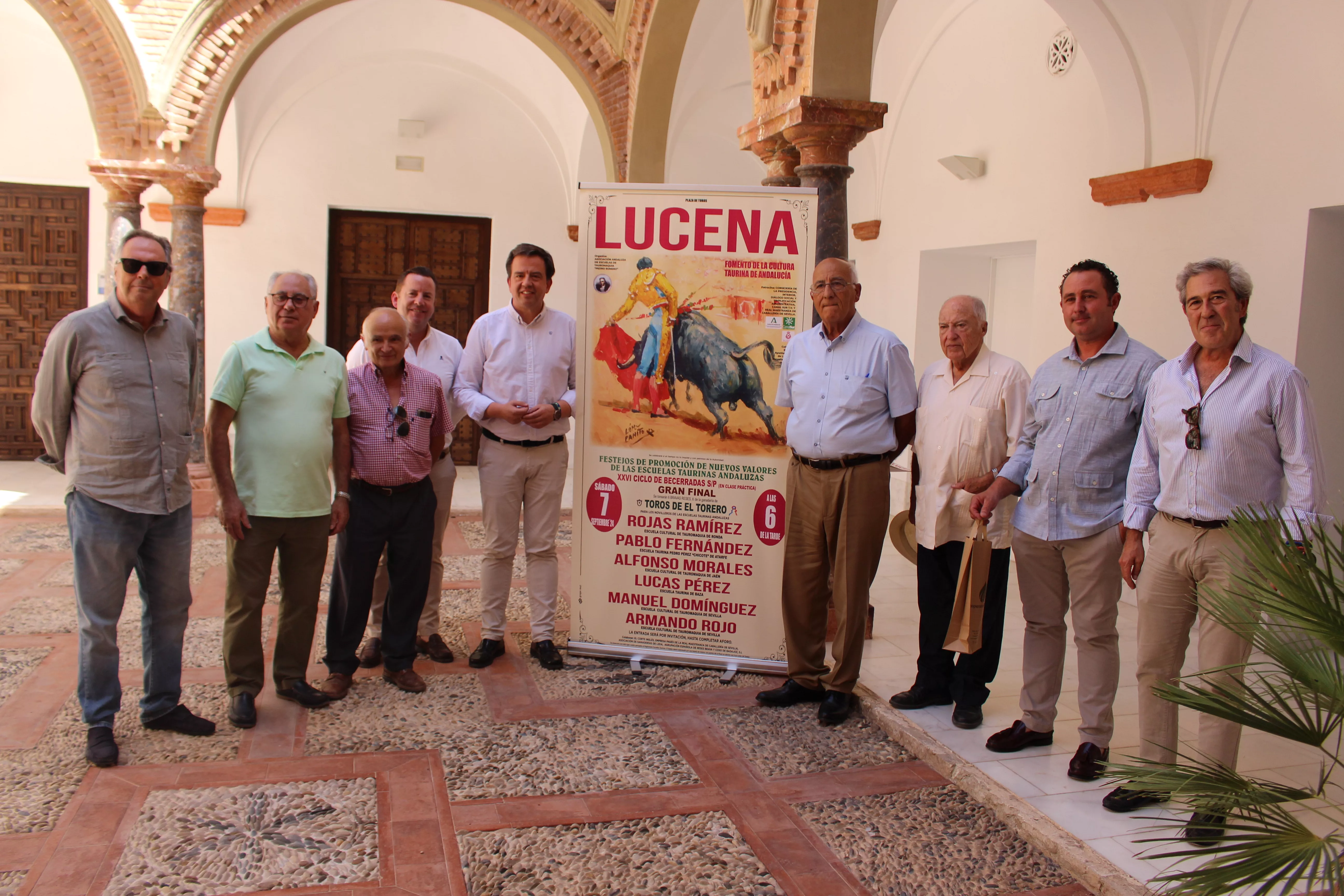 Presentación de la final del XXVI Ciclo de Becerradas de la Asociación Andaluza de Escuelas Taurinas.