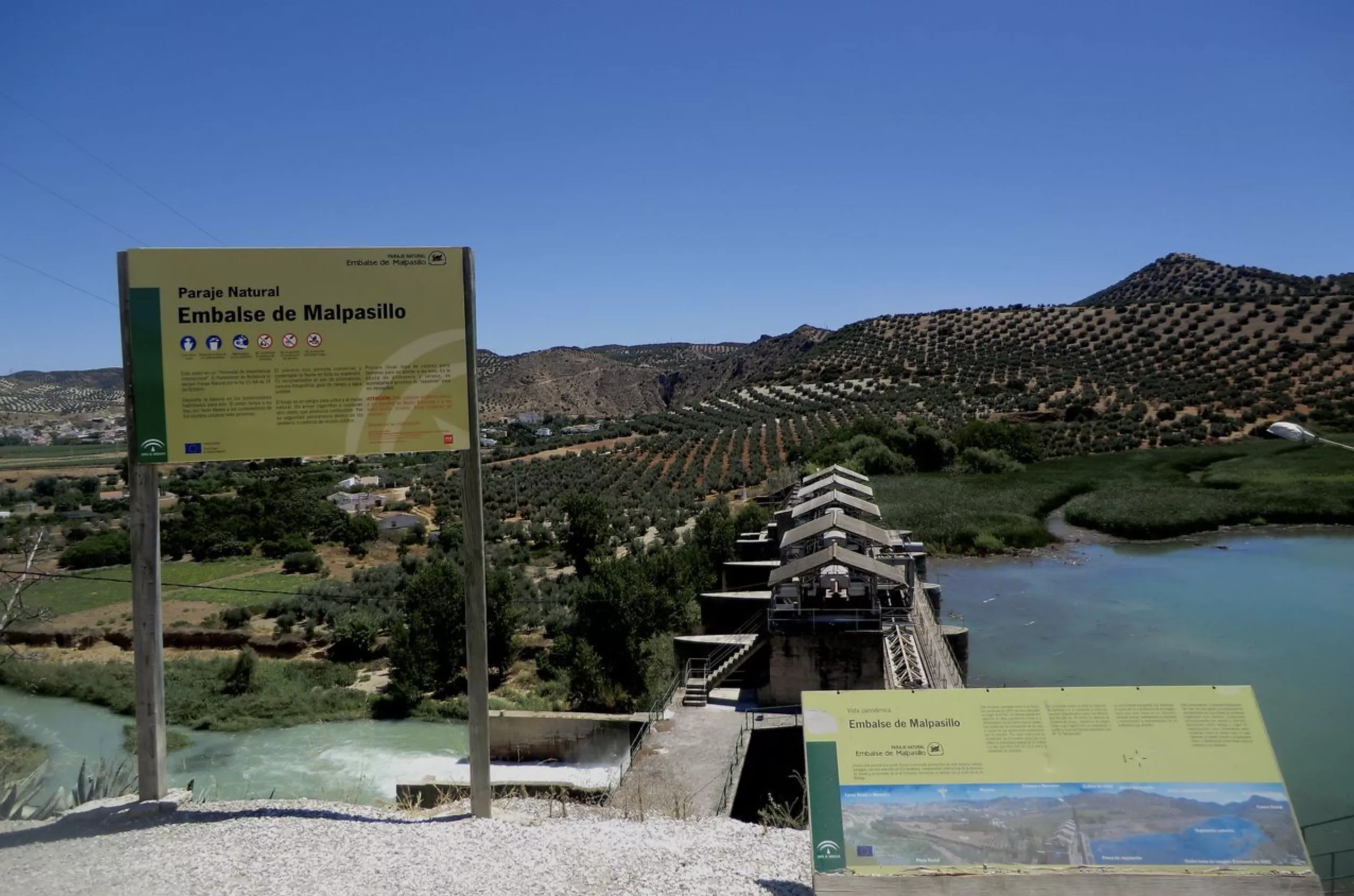 Embalse de Malpasillo, donde se ha producido el rescate