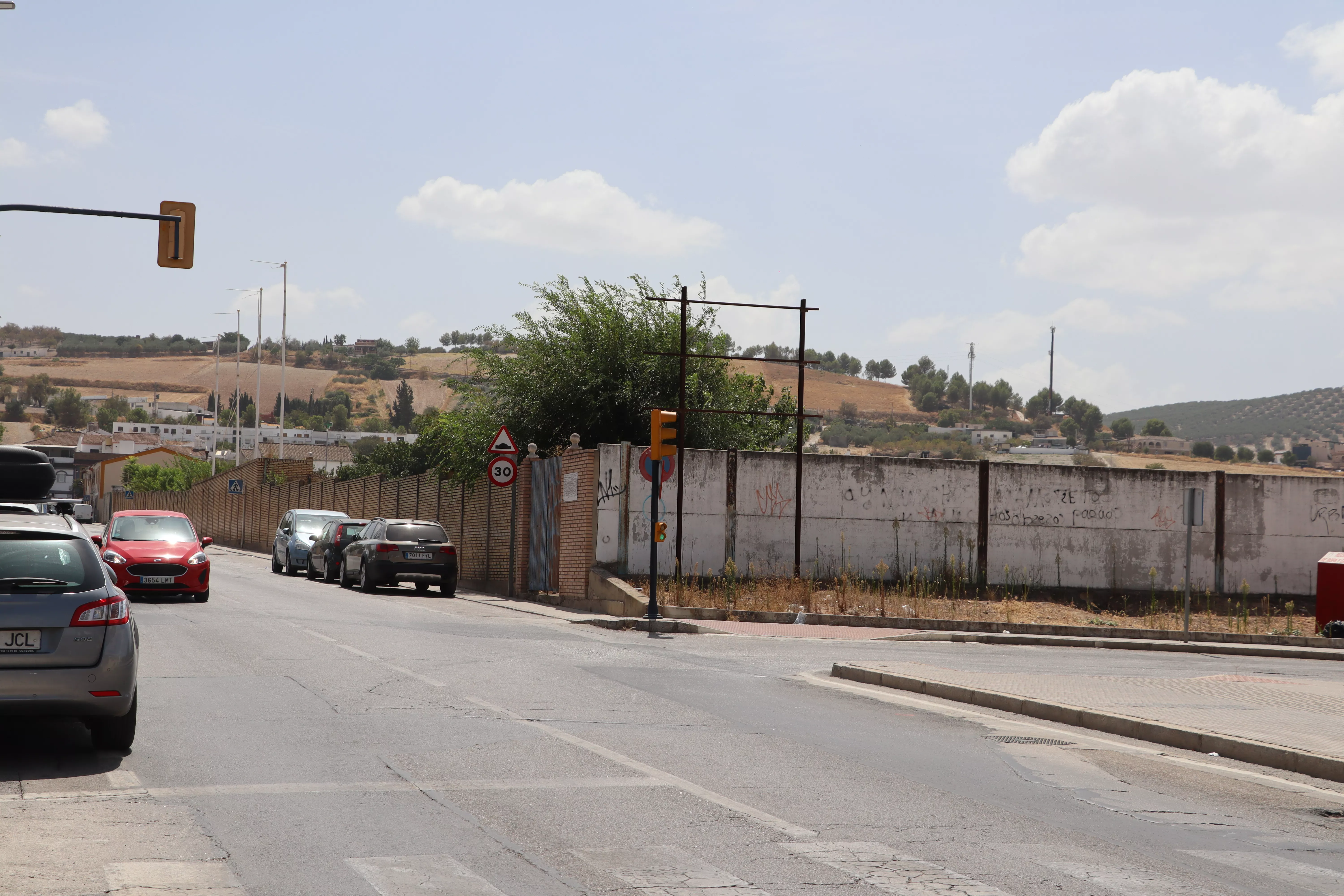 Parcela del antiguo estadio municipal de fútbol, en la avenida de Santa Teresa, donde se construiría el centro asistencial de la tercera edad