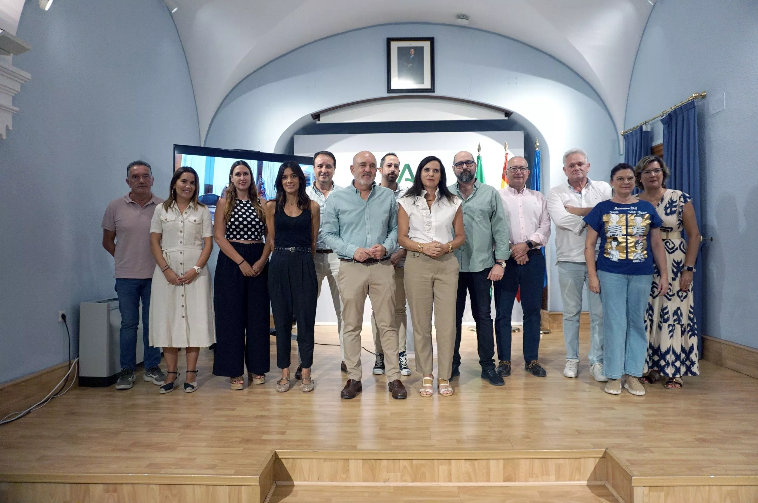 Presentación de los vídeos promocionales en Córdoba, esta mañana