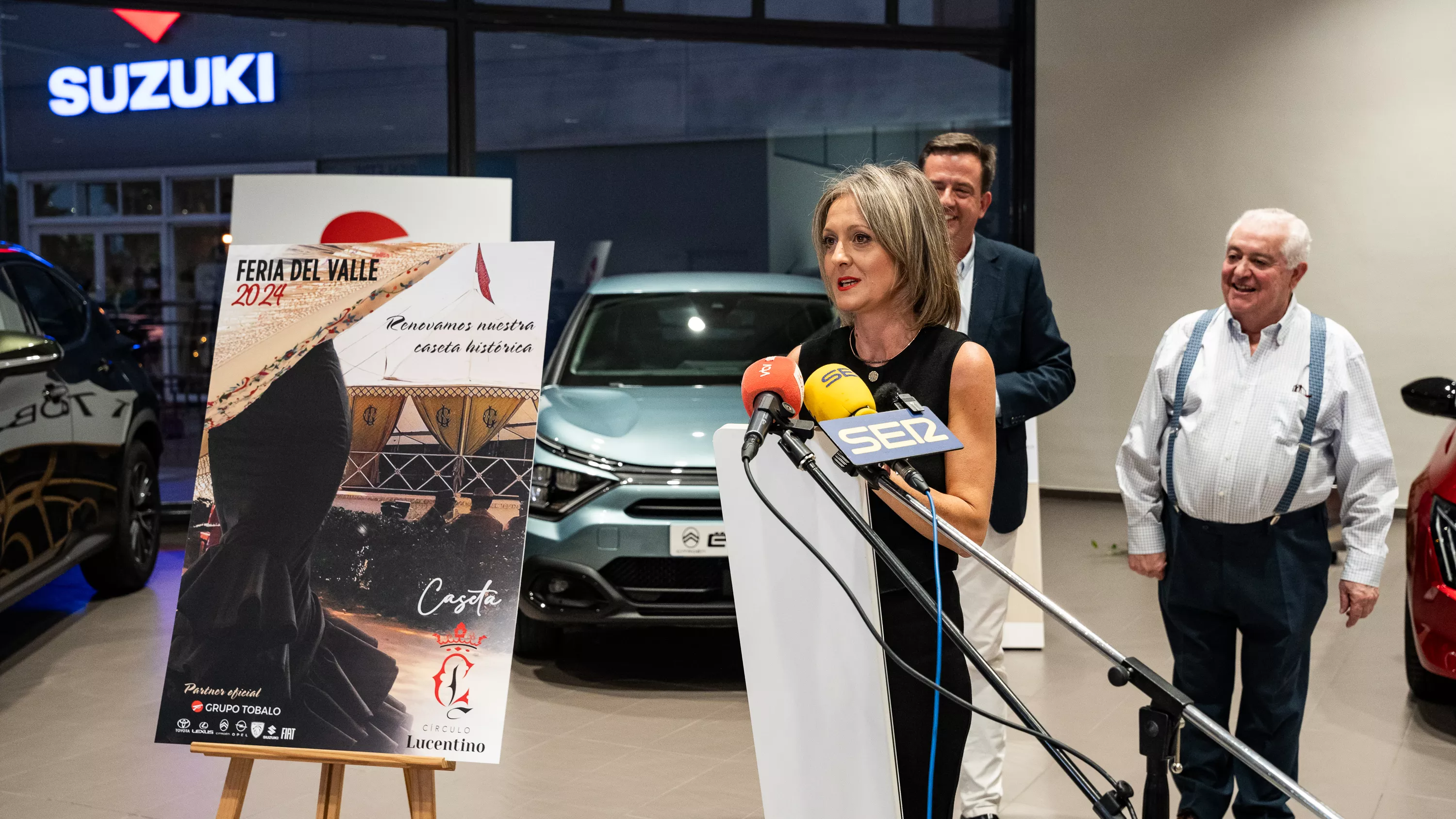 PRESENTACIÓN DE LA CASETA DEL CÍRCULO LUCENTINO  EN LA FERIA DEL VALLE