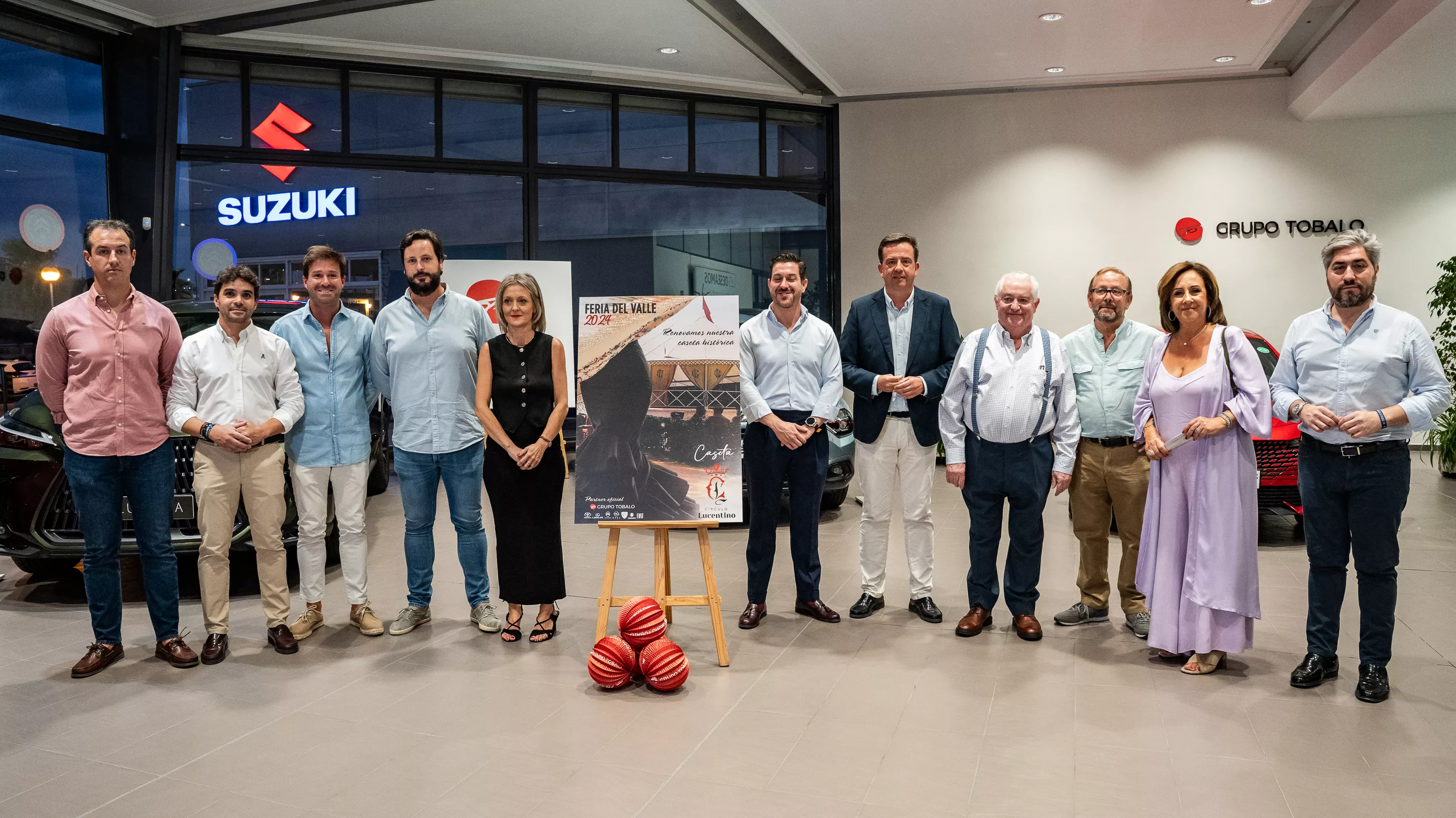 PRESENTACIÓN DE LA CASETA DEL CÍRCULO LUCENTINO  EN LA FERIA DEL VALLE