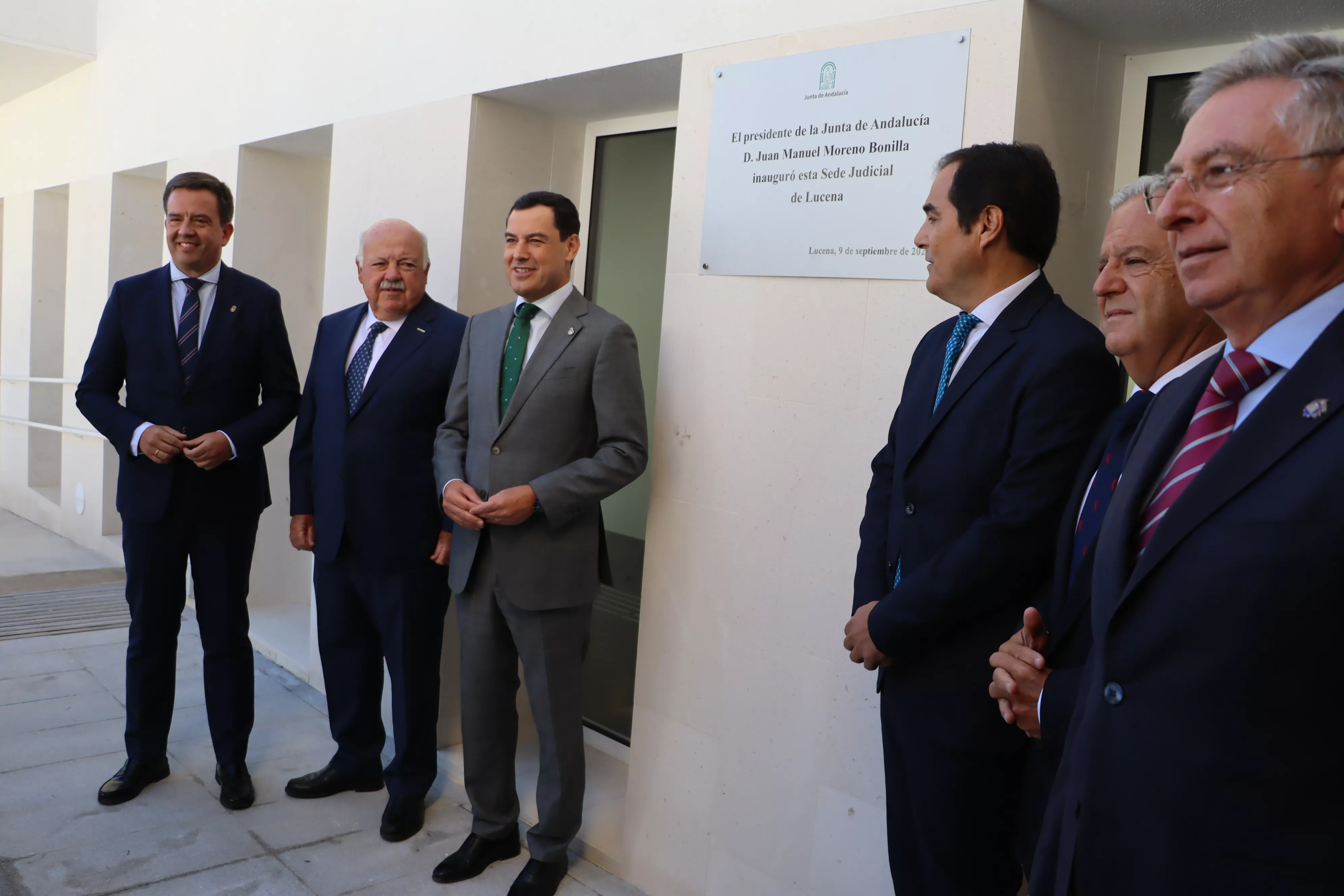 El presidente de la Junta de Andalucía ha inaugurado esta mañana la nueva sede judicial de Lucena