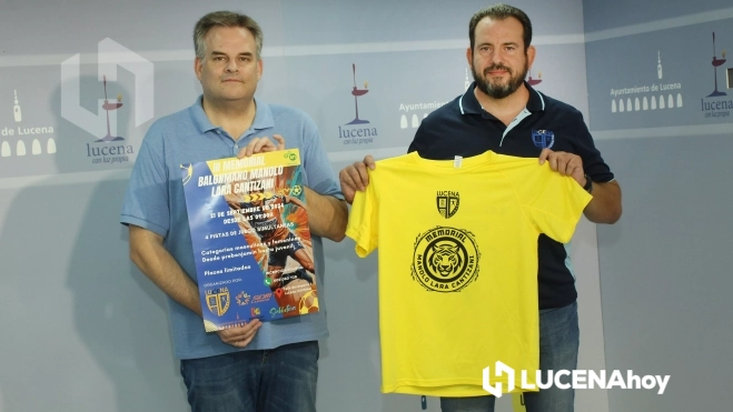 Ángel Novillo y Fran Valverde han presentado hoy el torneo de balonmano