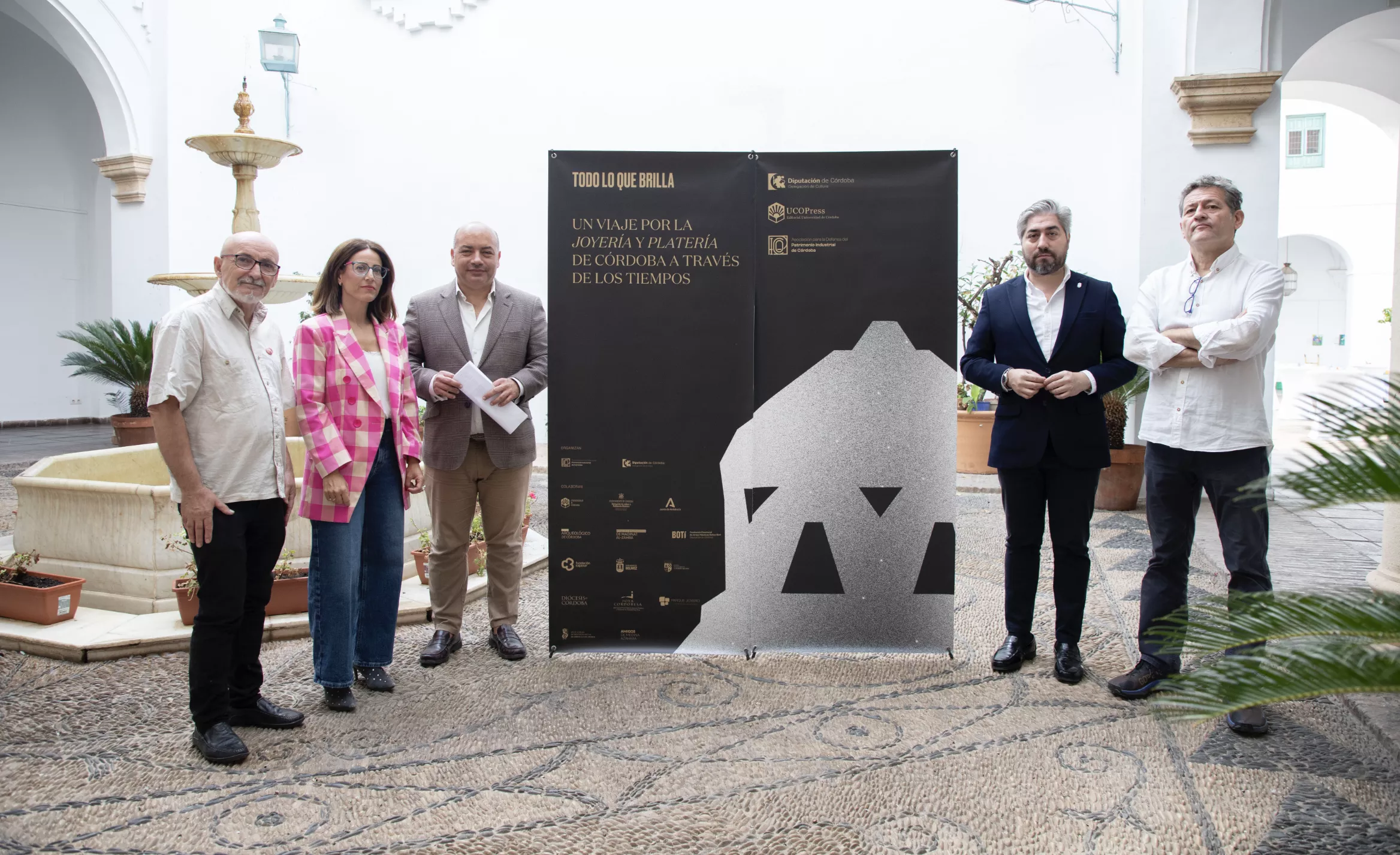 Presentación de la muestra en la Diputación de Córdoba, esta mañana