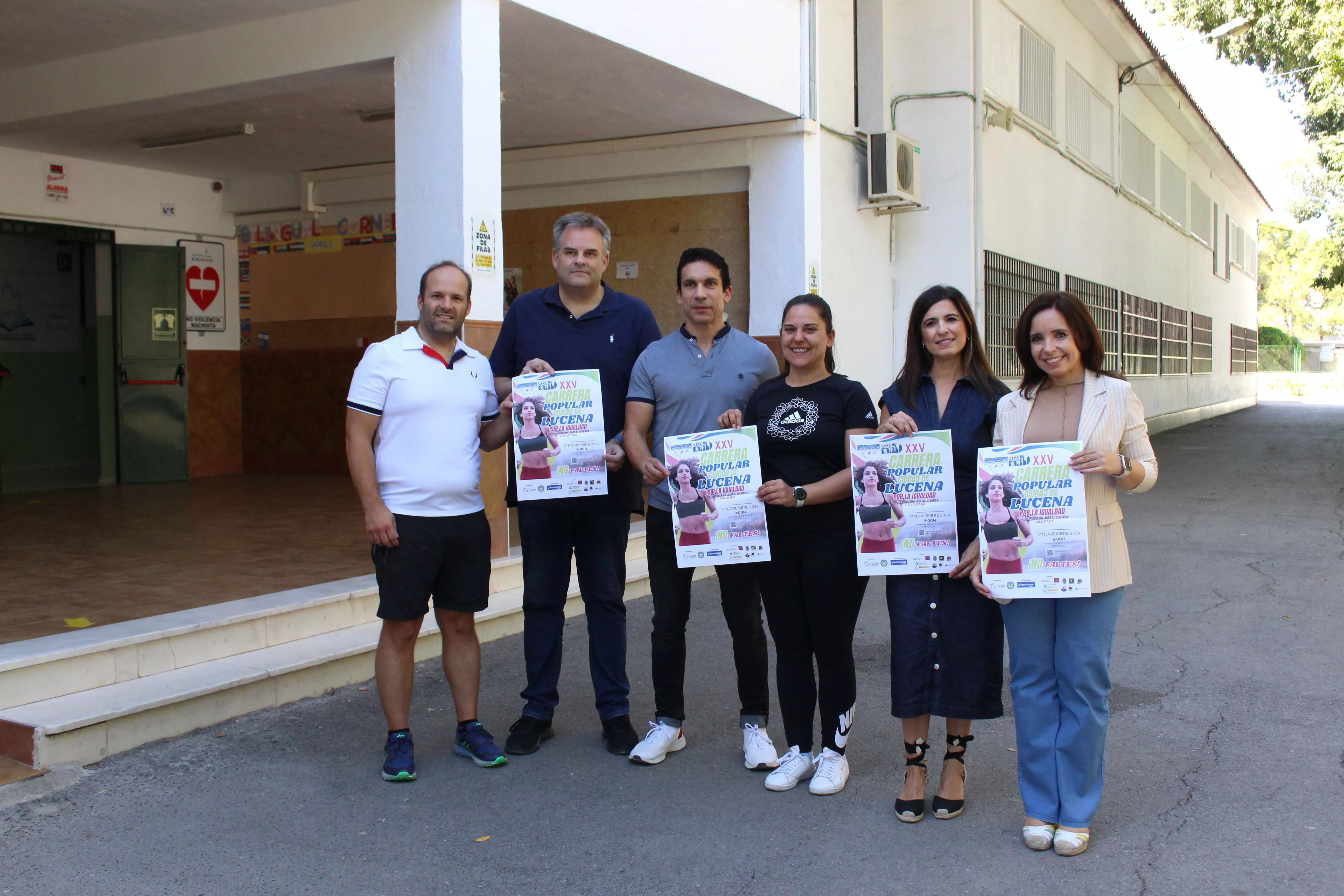 Presentación de la XV Carrera Popular Ciudad de Lucena por la Igualdad