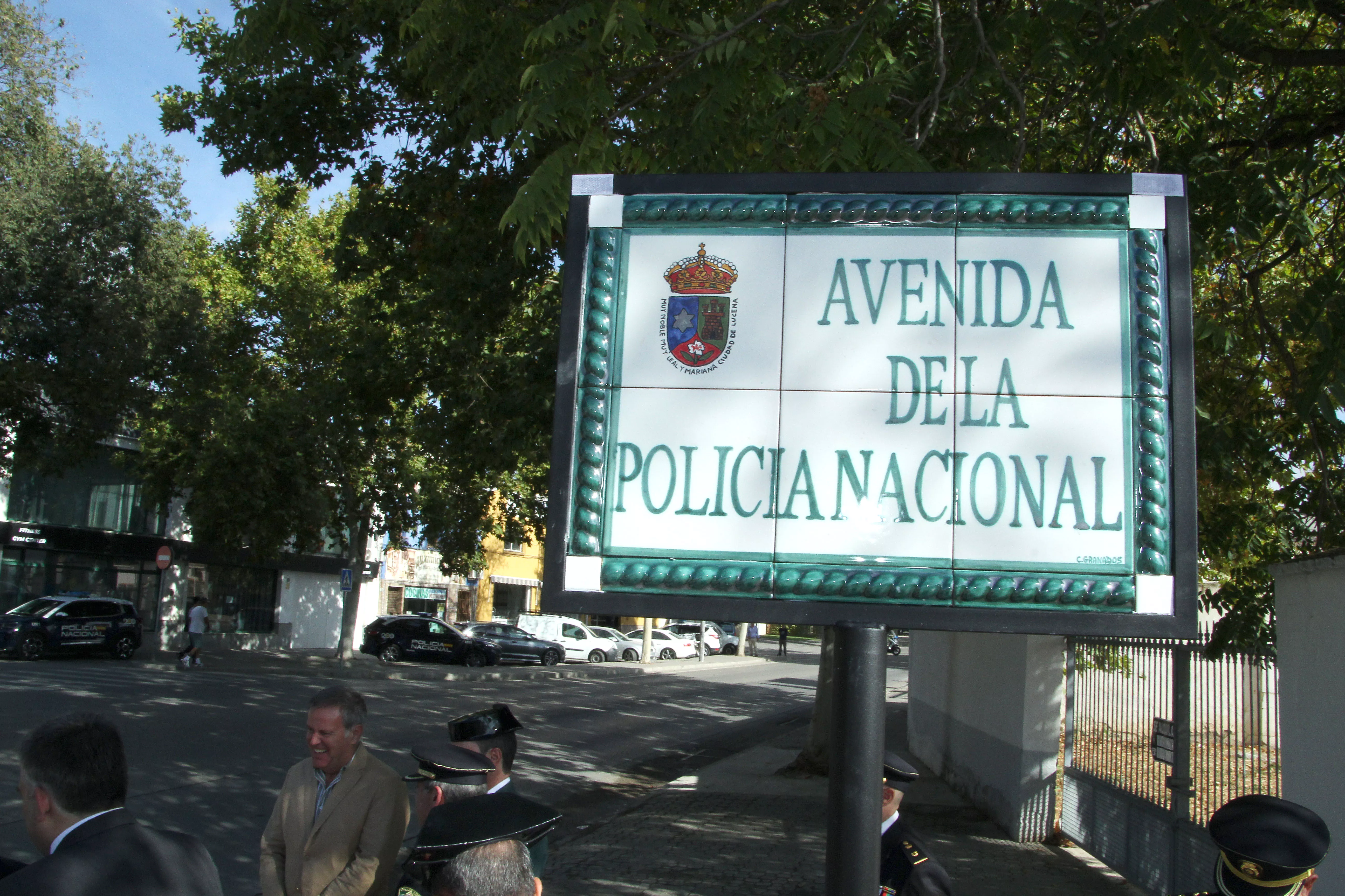 Acto de nominación de la Avenida de la Policía Nacional